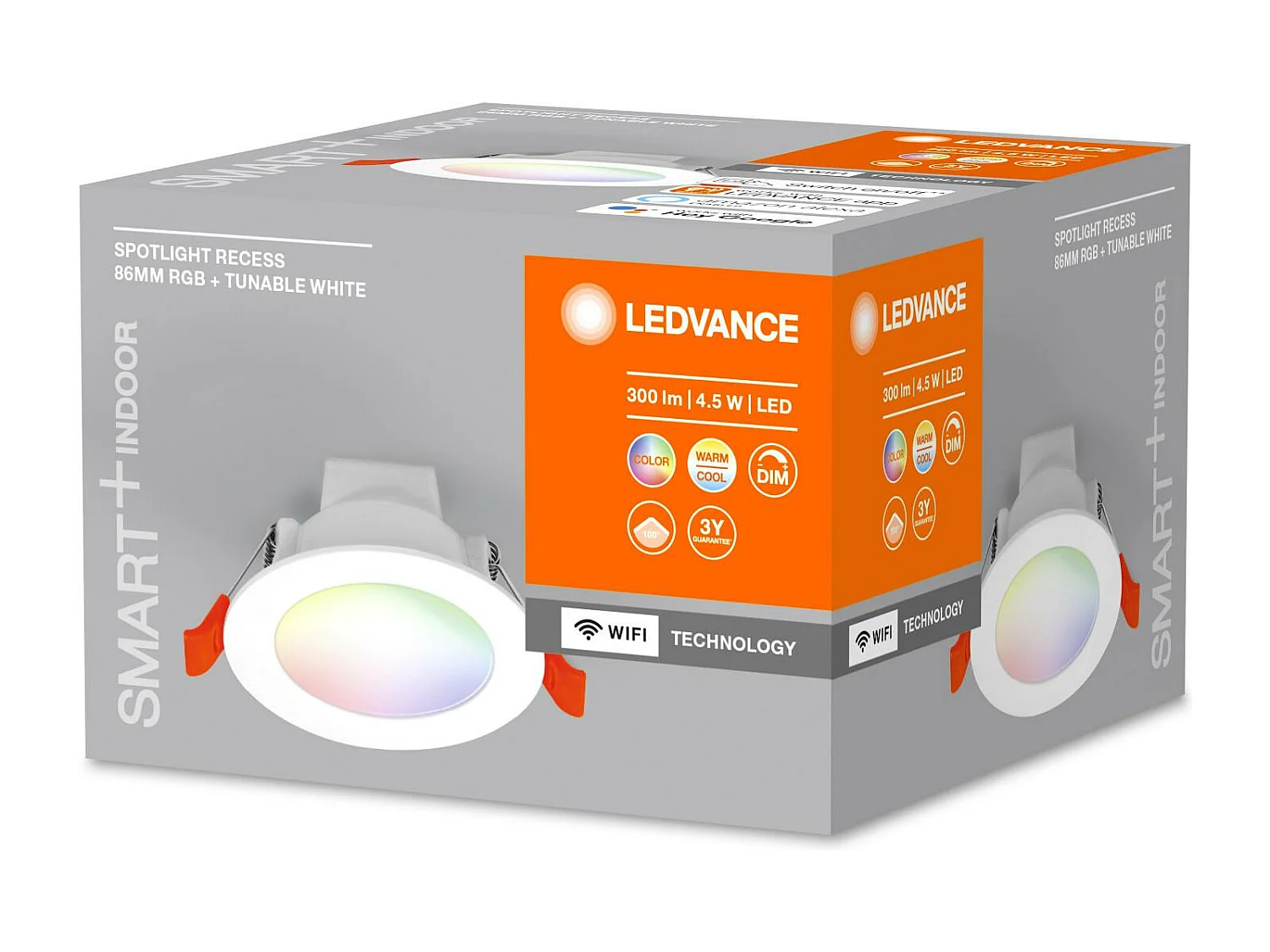 TechBrey Foco Downlight LED 4.5W Ø86 mm LEDVANCE 4058075573314