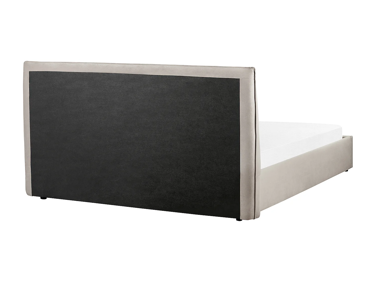 Letto contenitore Velluto LAVAUR 160 x 200 cm Tortora