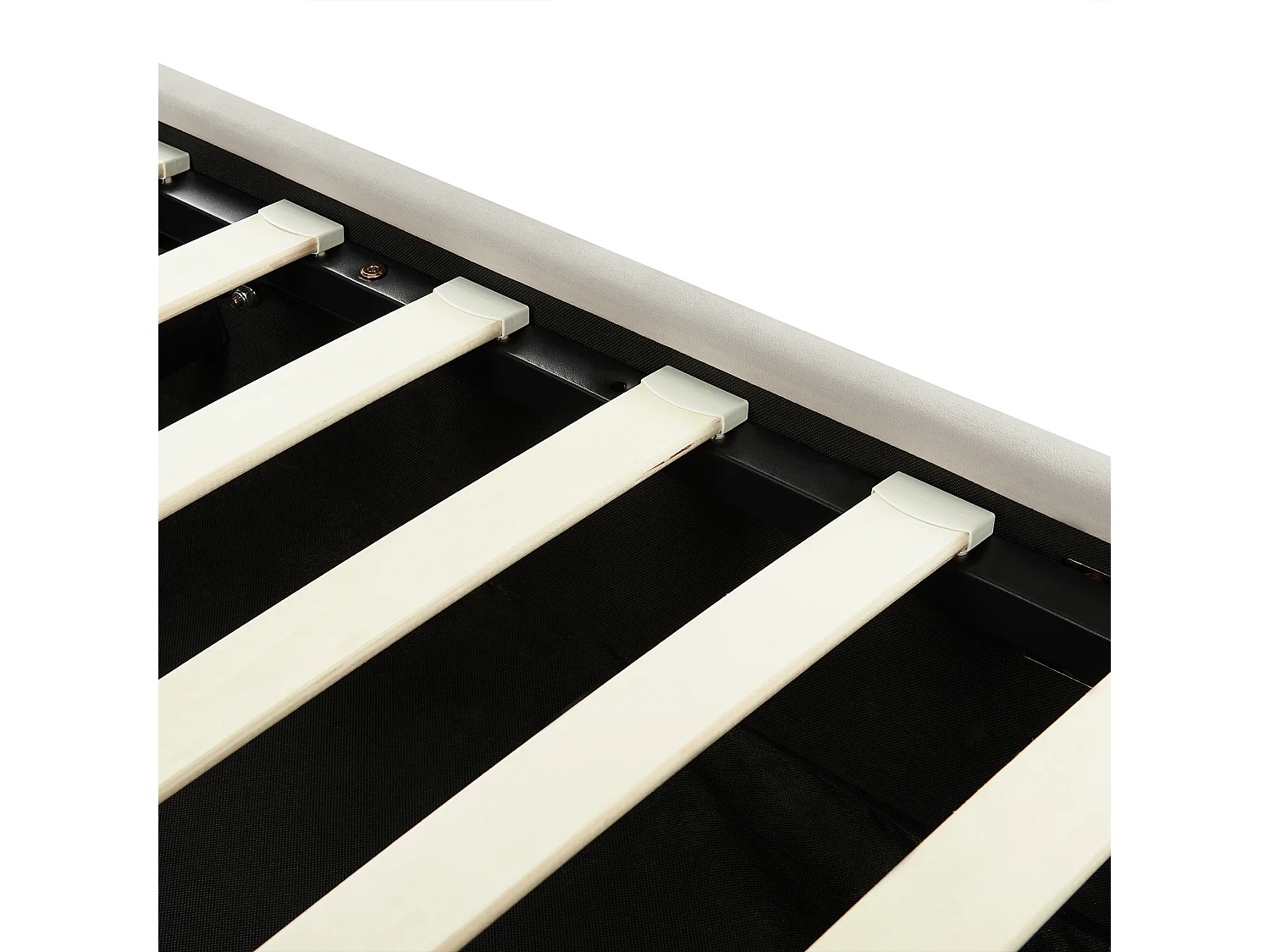 Letto contenitore Velluto LAVAUR 160 x 200 cm Tortora