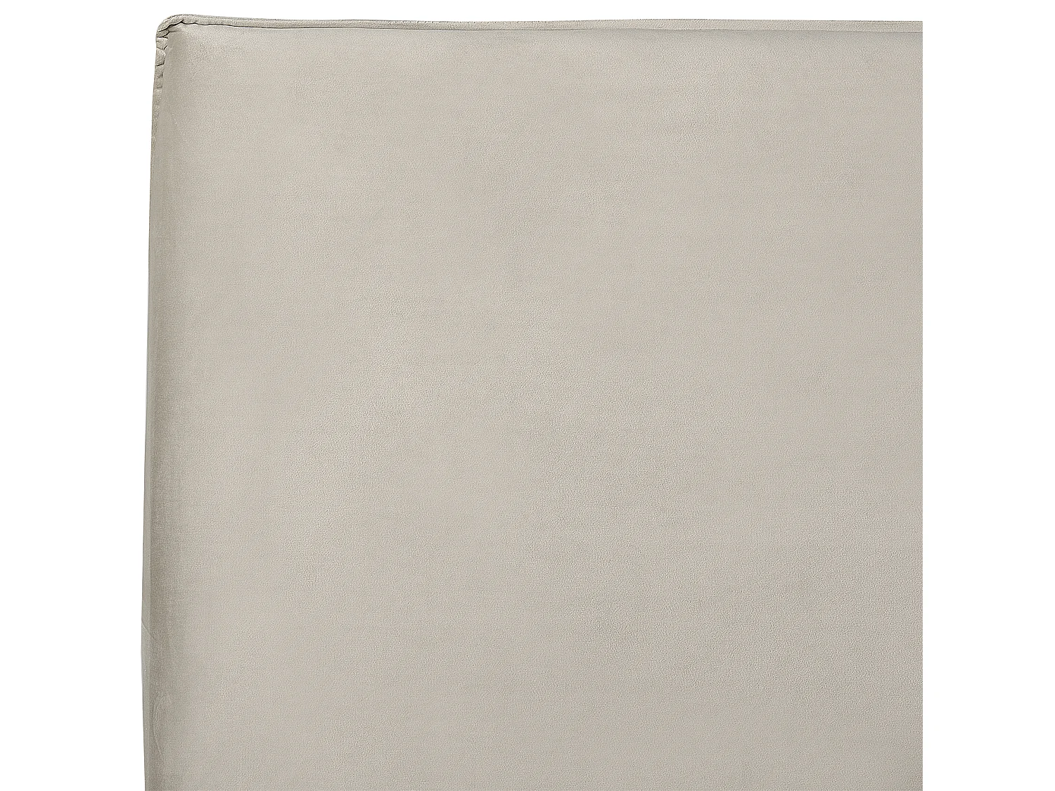 Lit ottoman Velours LAVAUR 160 x 200 cm Taupe