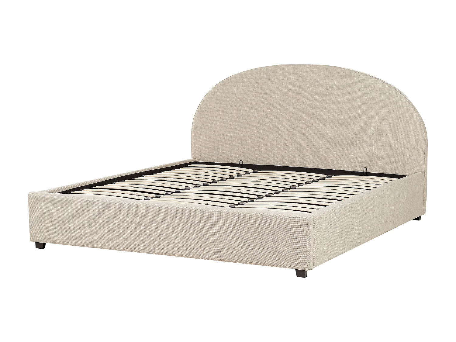 Lit ottoman Tissu VAUCLUSE 180 x 200 cm Beige sable