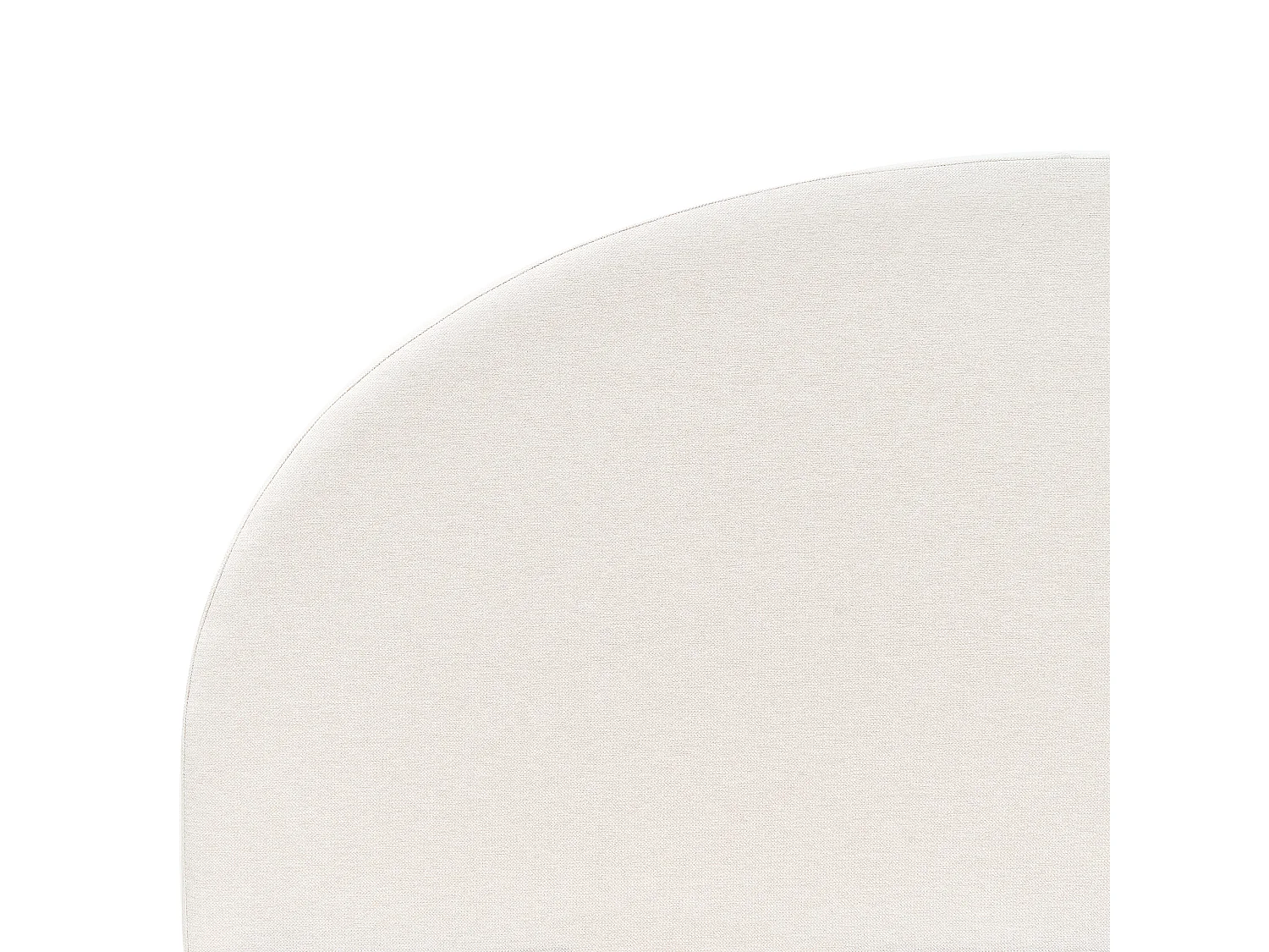 Lit ottoman Tissu VAUCLUSE 180 x 200 cm Beige clair