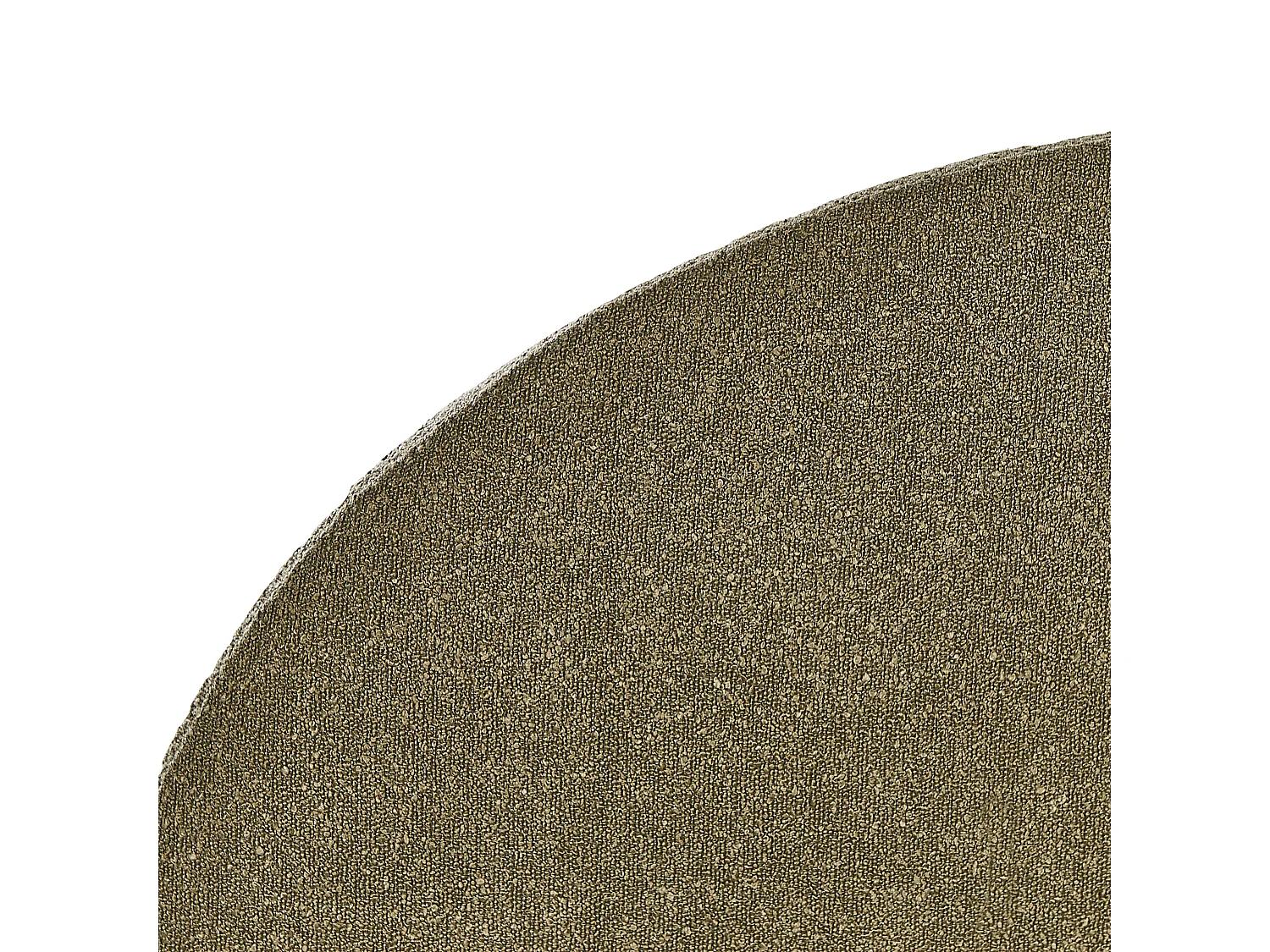 Lit ottoman Bouclé VAUCLUSE 140 x 200 cm Vert olive