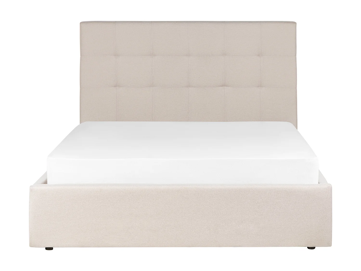 Lit ottoman Tissu LORIENT 140 x 200 cm Beige