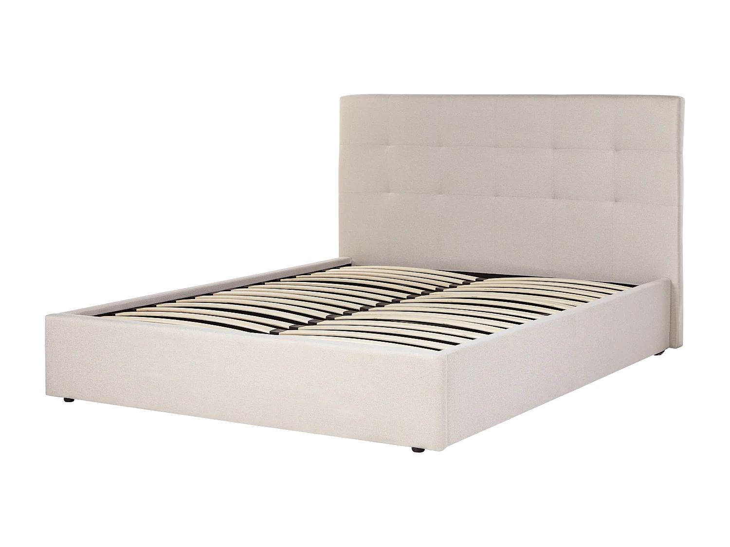 Lit ottoman Tissu LORIENT 160 x 200 cm Beige