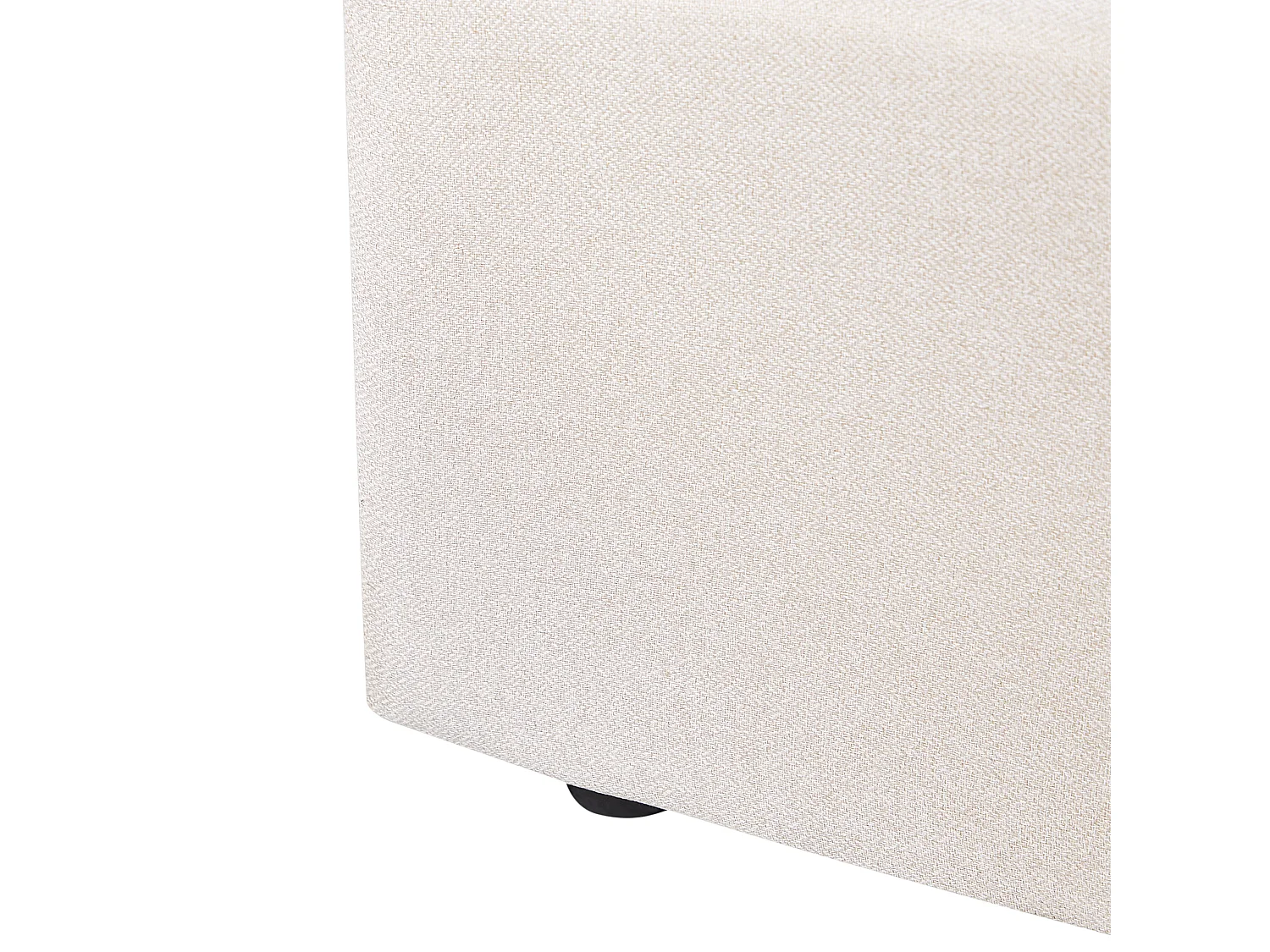 Lit ottoman Tissu LORIENT 160 x 200 cm Beige