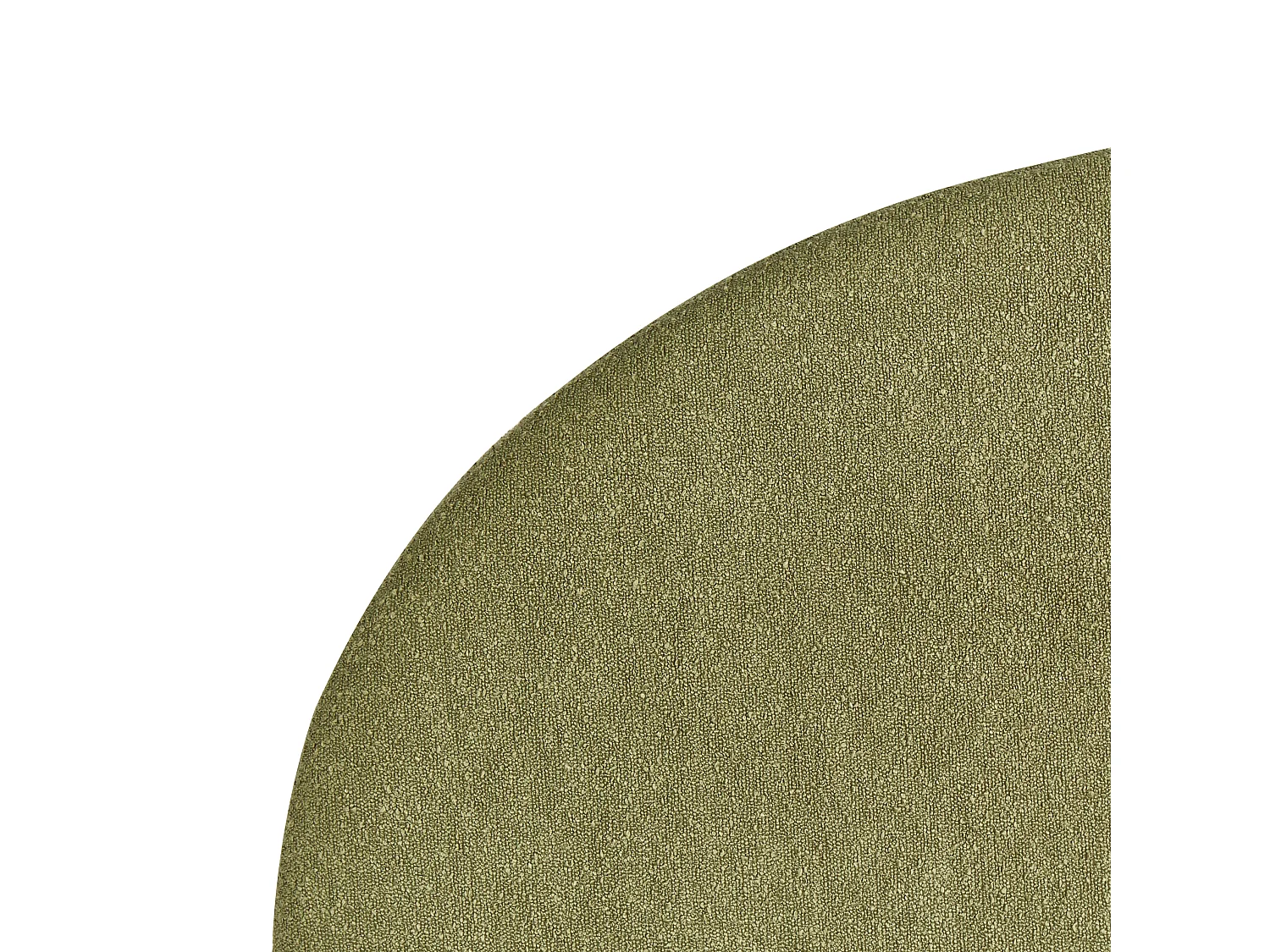 Bed met opbergruimte Bouclé VAUCLUSE 180 x 200 cm Olijfgroen