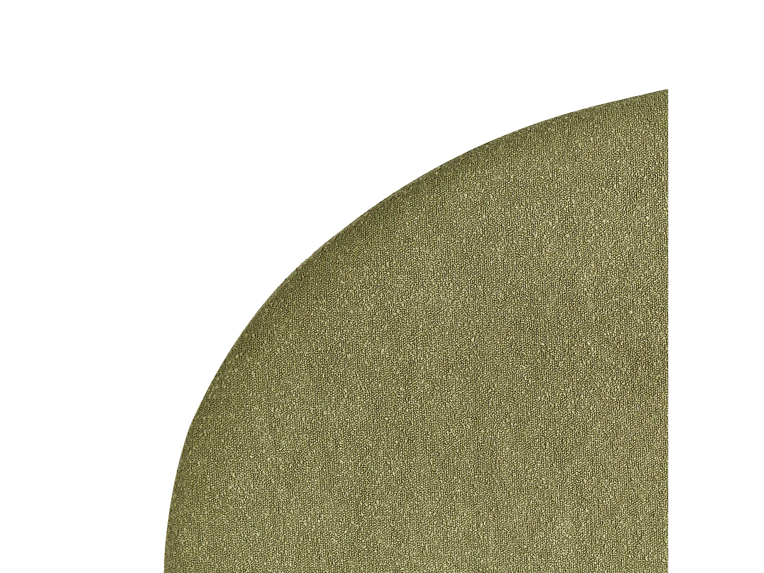 Bed met opbergruimte Bouclé VAUCLUSE 180 x 200 cm Olijfgroen