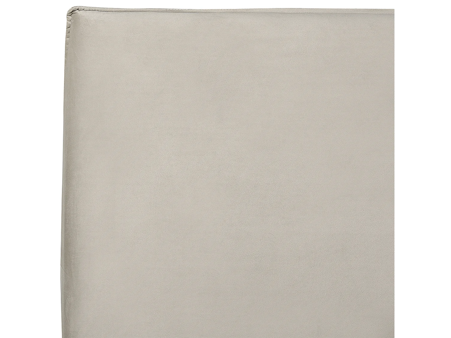 Lit ottoman Velours LAVAUR 180 x 200 cm Taupe