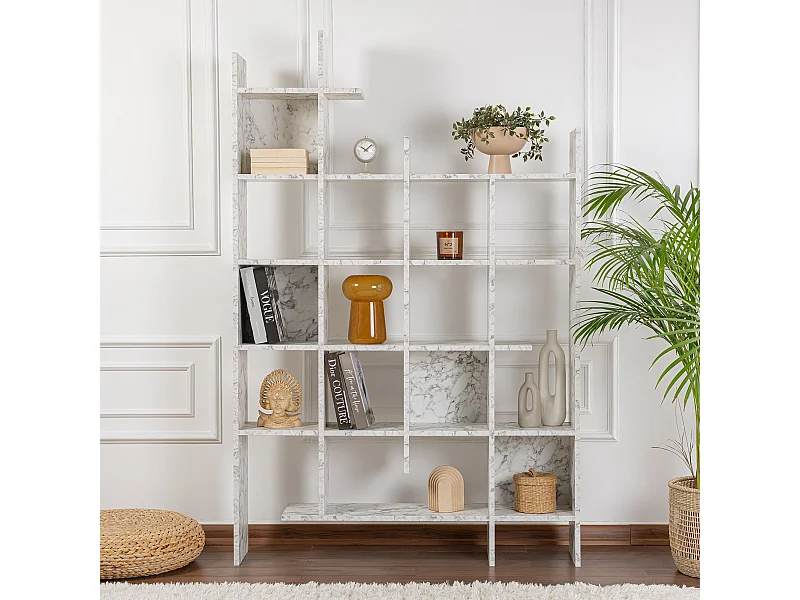 Etagère 18 tablettes H188 cm - Manco