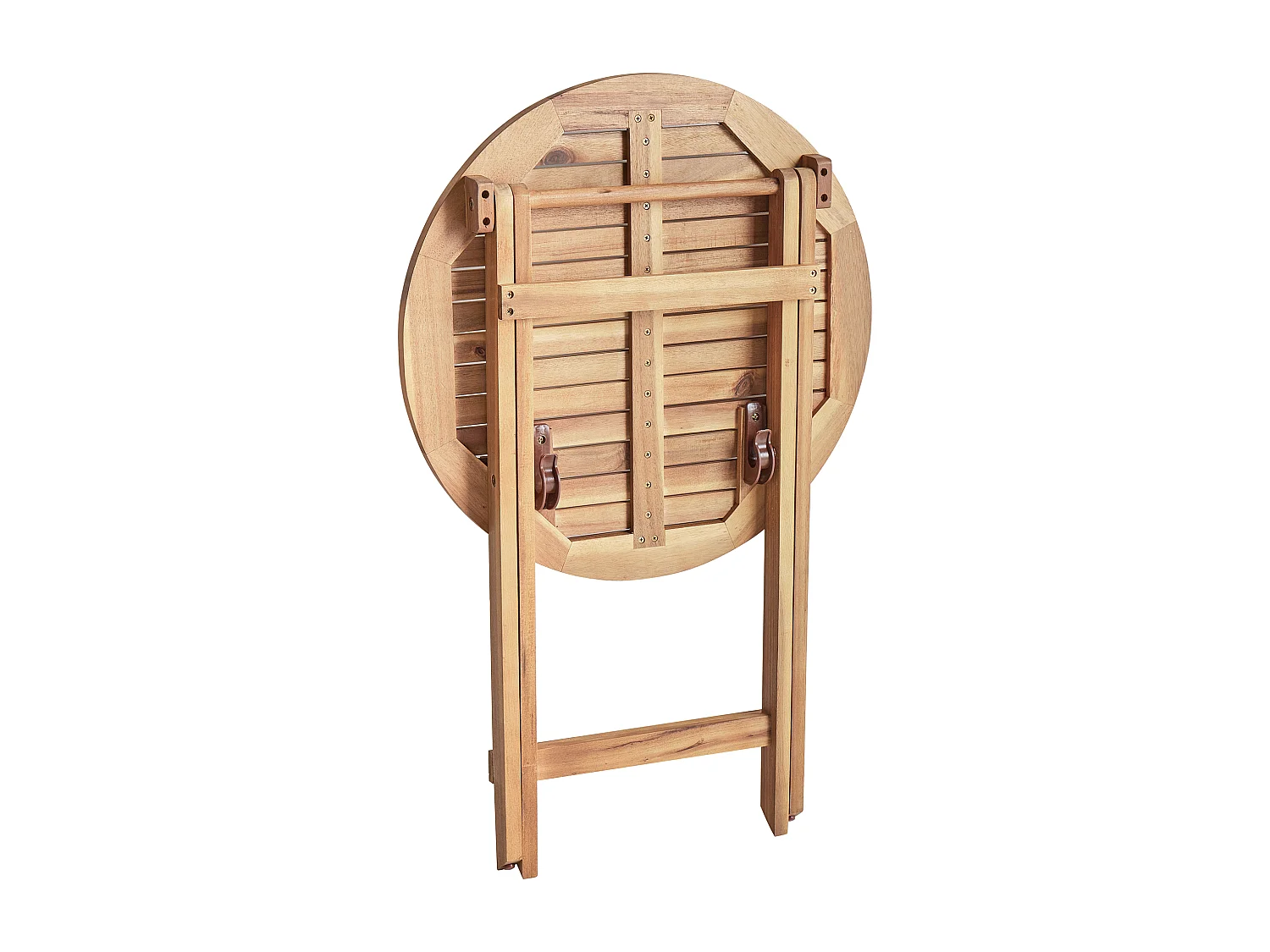 Stolik bistro PROSSEDI 60 cm 60 cm Drewno akacjowe Brązowy