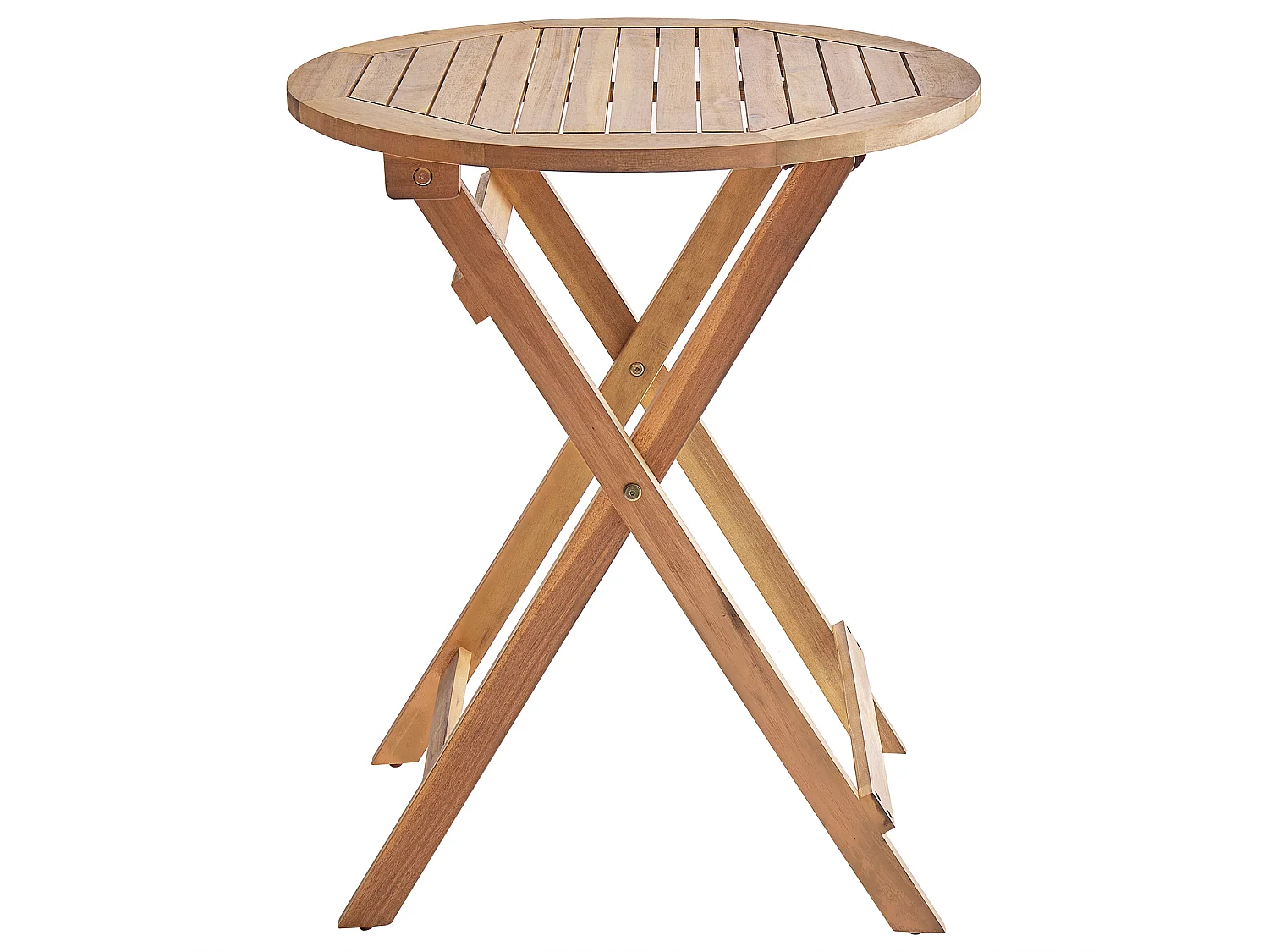 Outdoor Bistrotisch PROSSEDI 60 cm 60 cm Akazienholz Braun