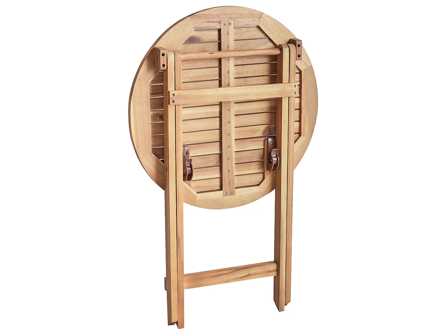 Outdoor Bistrotisch PROSSEDI 60 cm 60 cm Akazienholz Braun