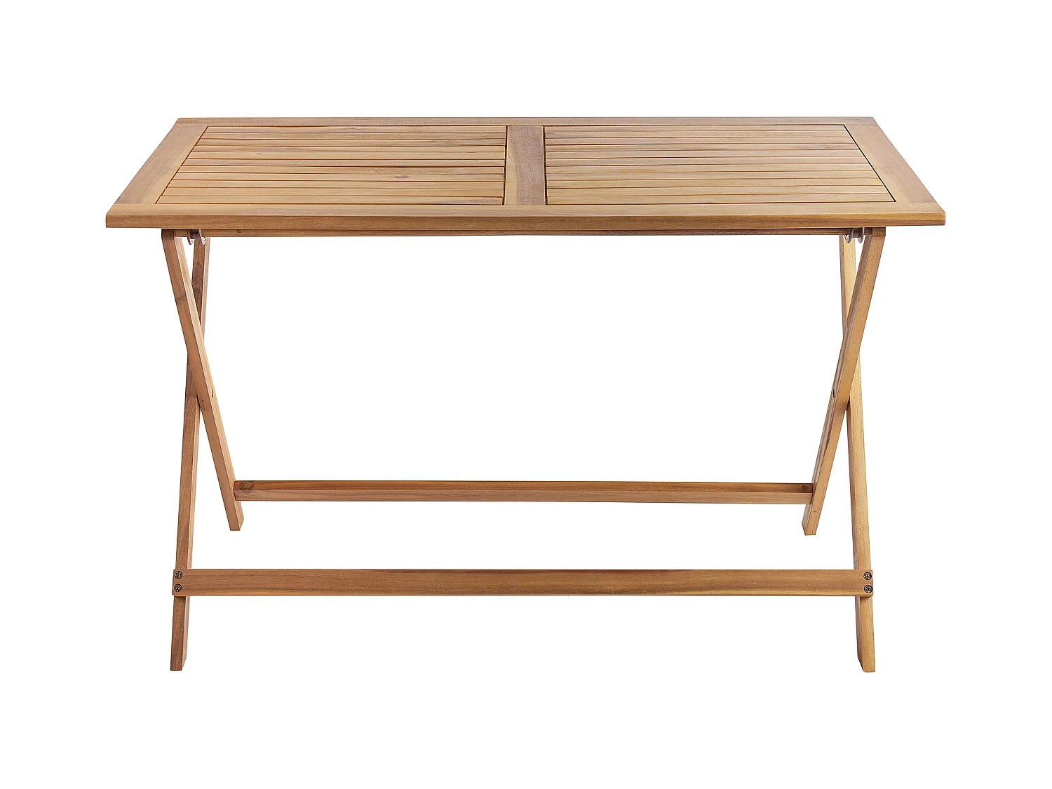 Gartentisch Akazienholz braun klappbar rechteckig 120x60cm Prossedi