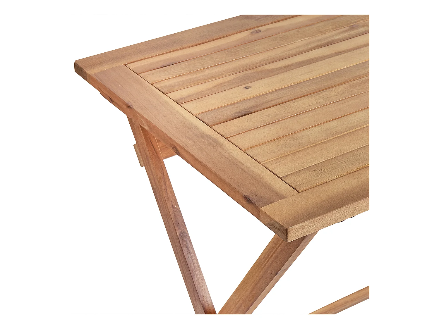 Gartentisch Akazienholz braun klappbar rechteckig 120x60cm Prossedi