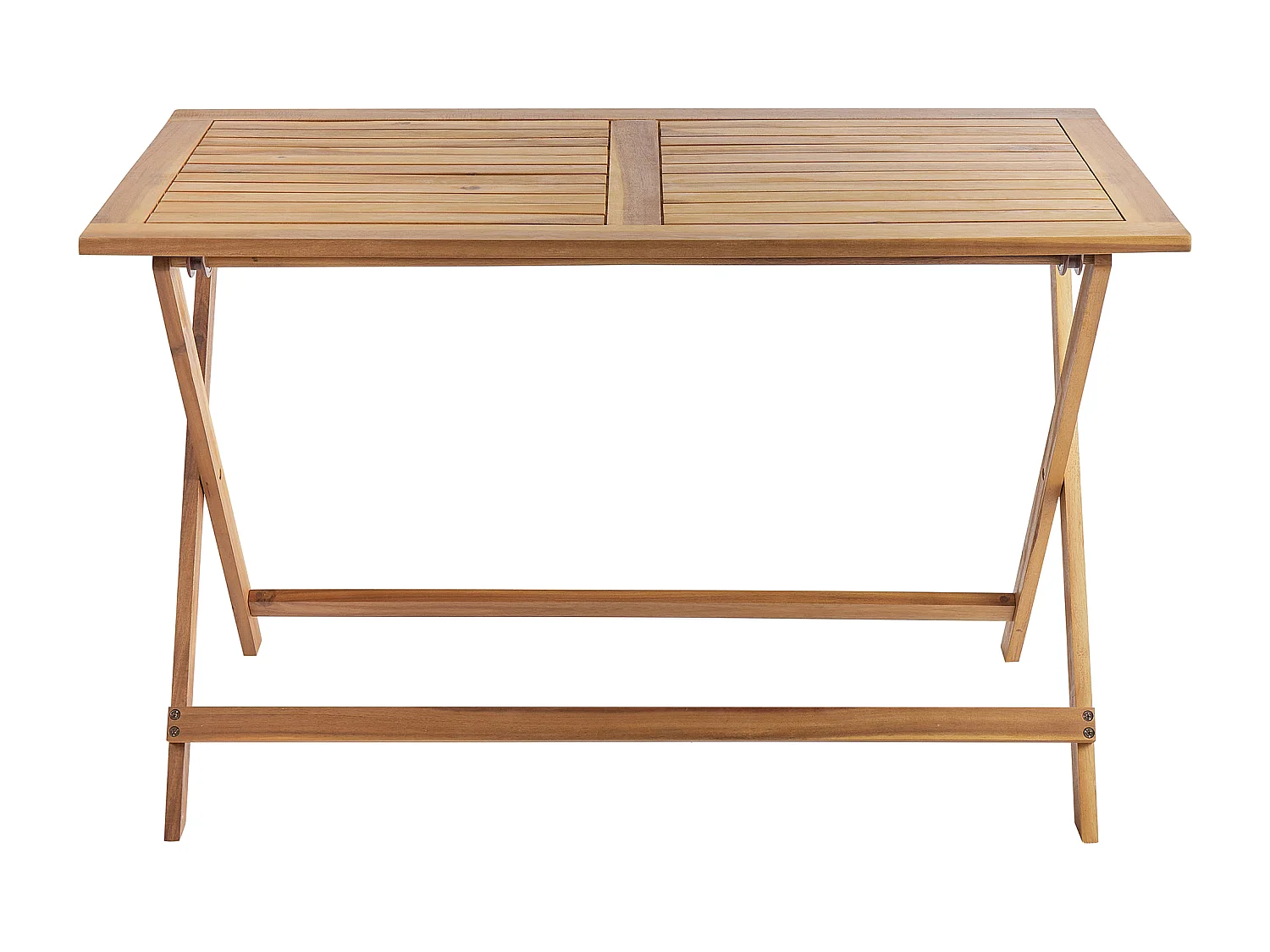 Gartentisch Akazienholz braun klappbar rechteckig 120x60cm Prossedi