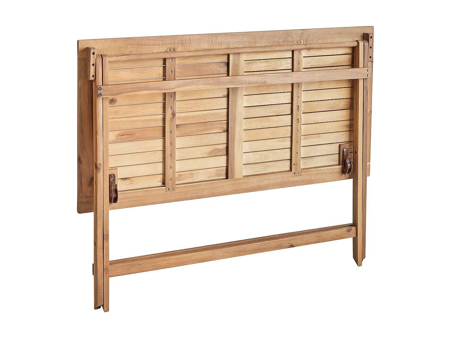 Table de salle à manger de jardin PROSSEDI 120 cm 60 cm Acacia Marron