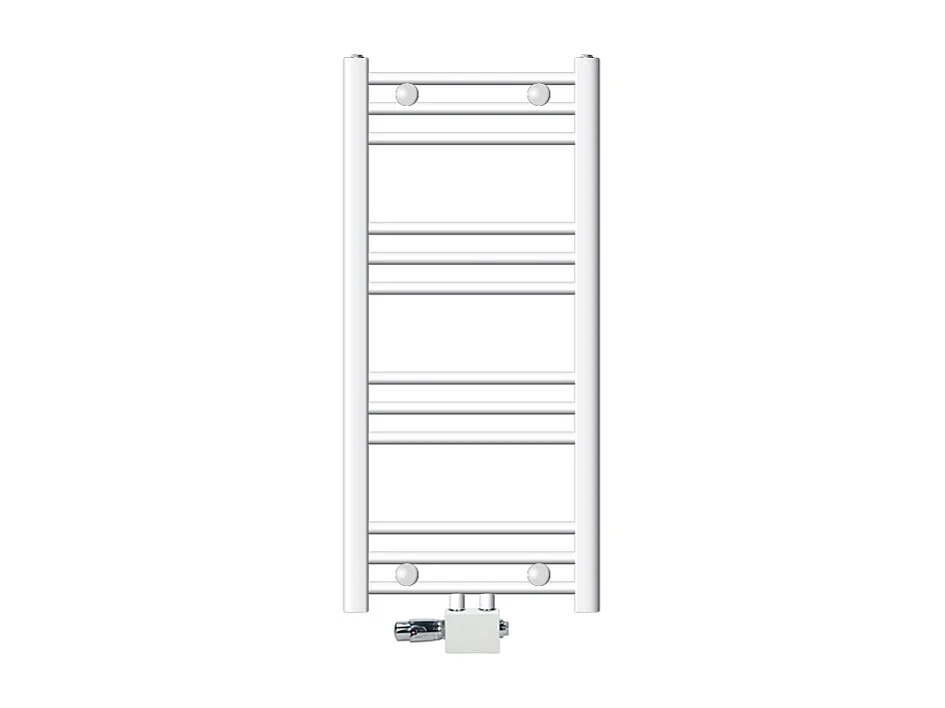Radiateur Design Sahara Non Electrique, 400 x 800 mm, Blanc, Connexion Central