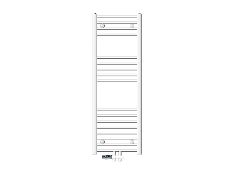 Radiatore di design Sahara non elettrico, 400 x 1200 mm, bianco, attacco centrale