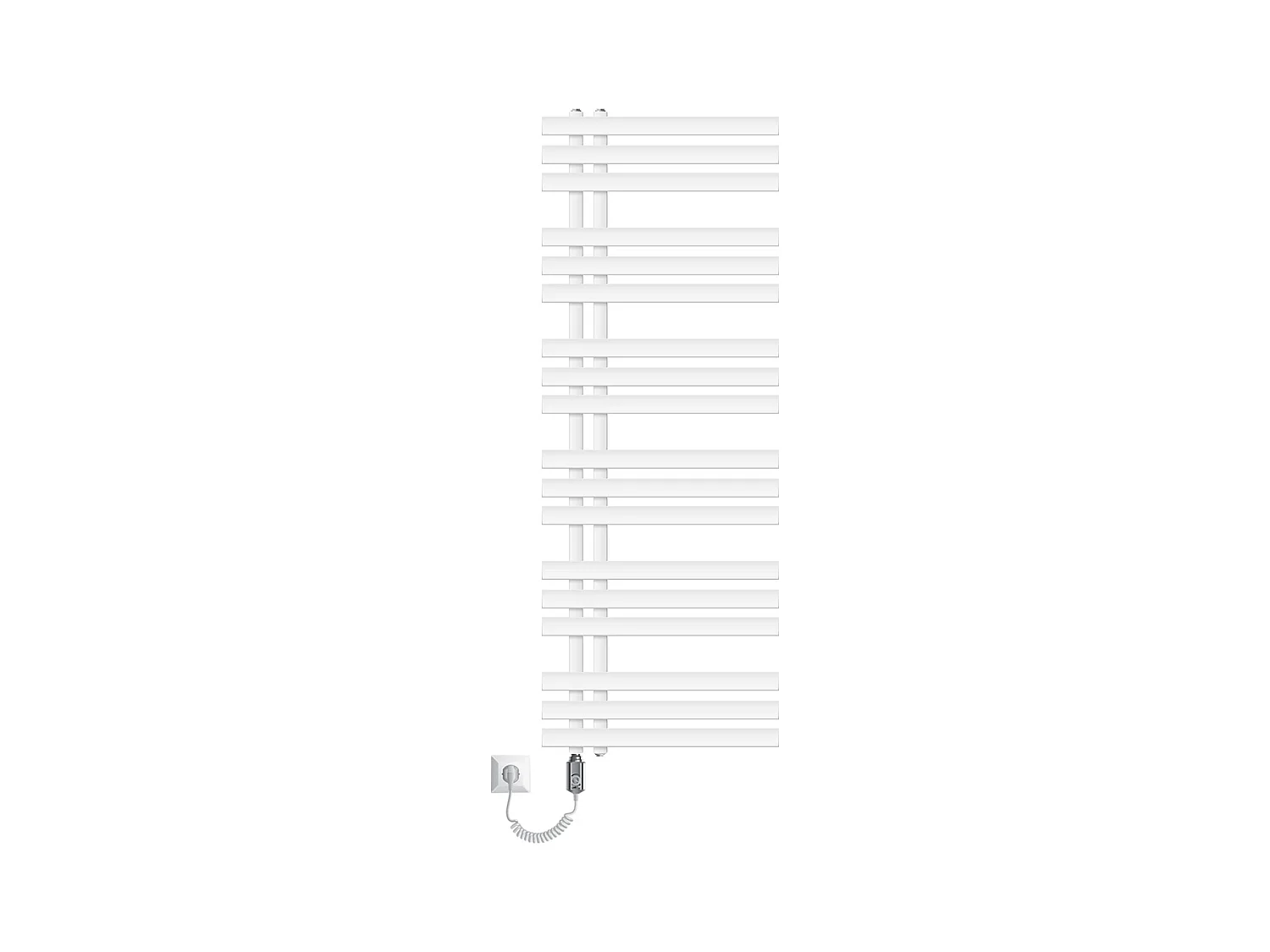 Iron EM Design Radiateur électrique avec résistance 900 W, 500 x 1400 mm, Blanc