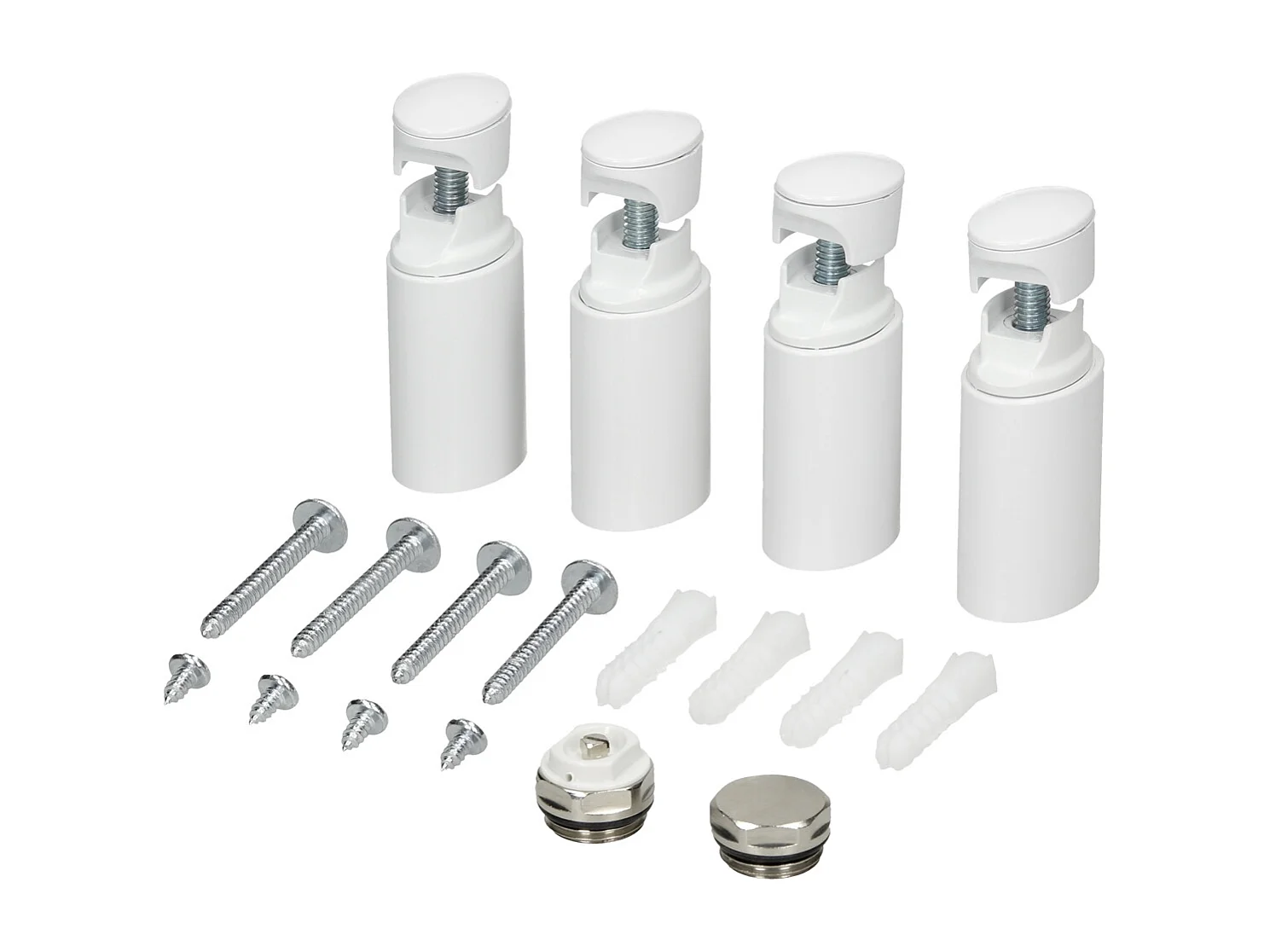 Radiateur Design Sahara, 750 x 1200 mm, Blanc, Connexion Latéral, Forme Droit