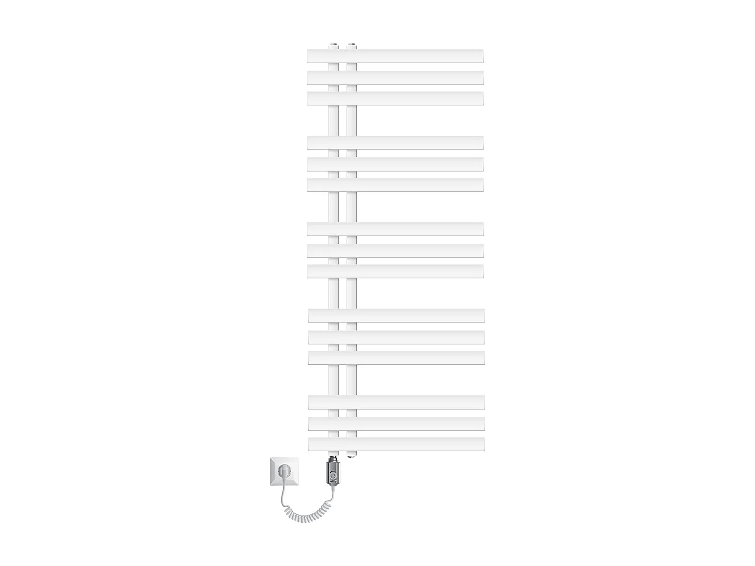 Radiateur Design Radiateur Sèche Serviette Porte Serviette Mural 500 x 1200 Blanc