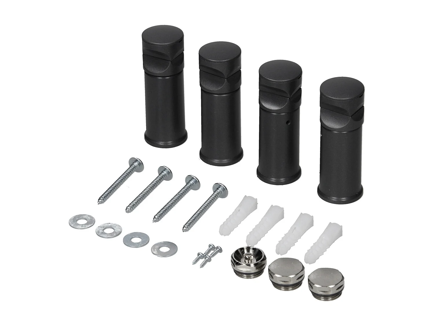 Radiador eléctrico con resistencia calefactora 900W, 600 x 1800 mm, antracita