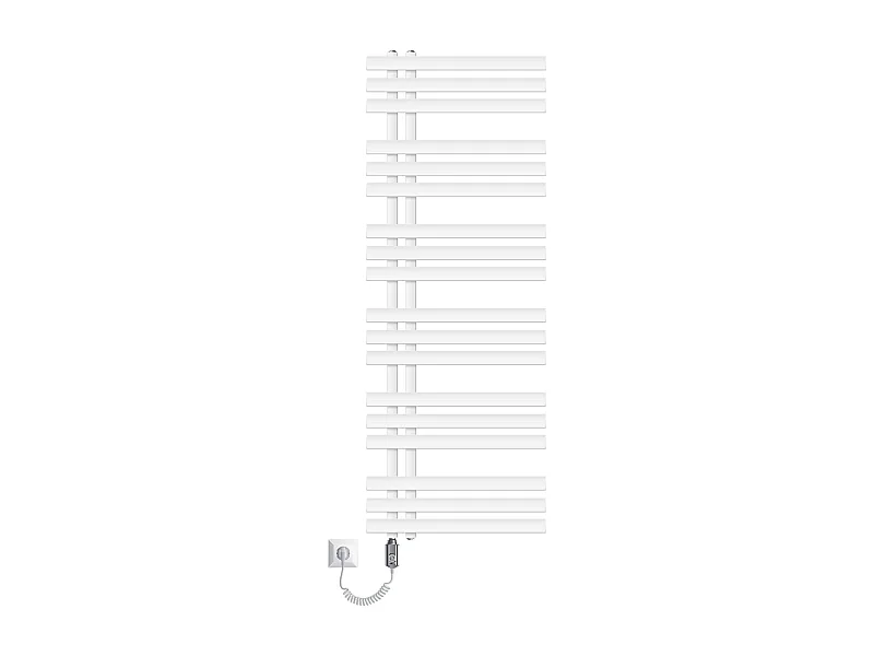 Iron EM Design Radiateur électrique avec résistance 1200 W, 500 x 1400 mm, Blanc