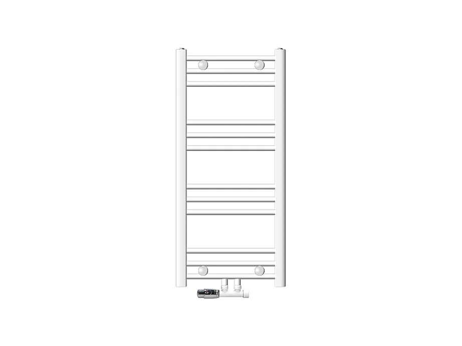Radiateur Design Sahara Non Electrique, 400 x 800 mm, Blanc, Connexion Central