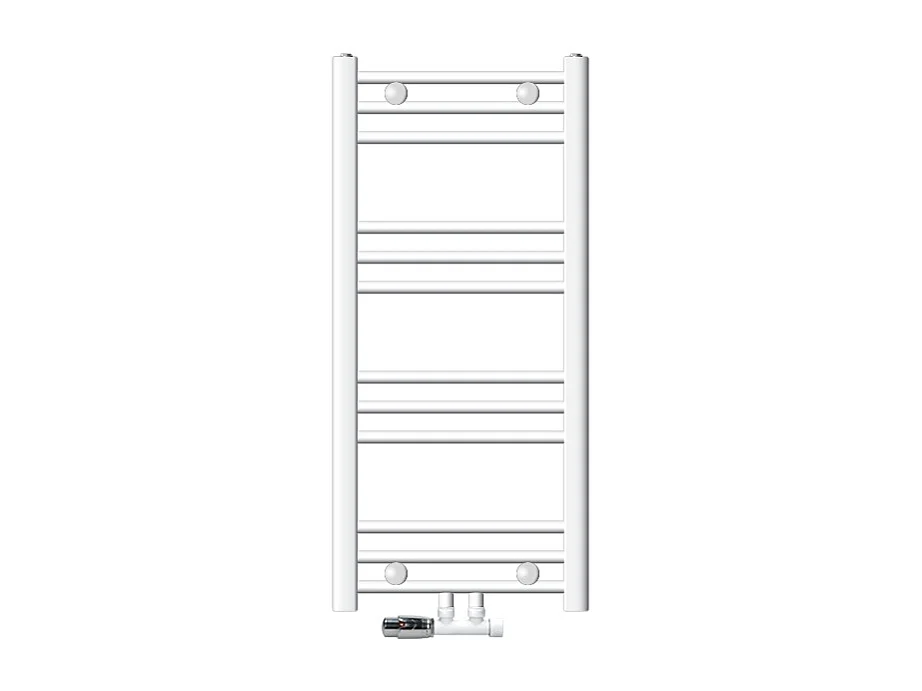 Radiateur Design Sahara Non Electrique, 400 x 800 mm, Blanc, Connexion Central