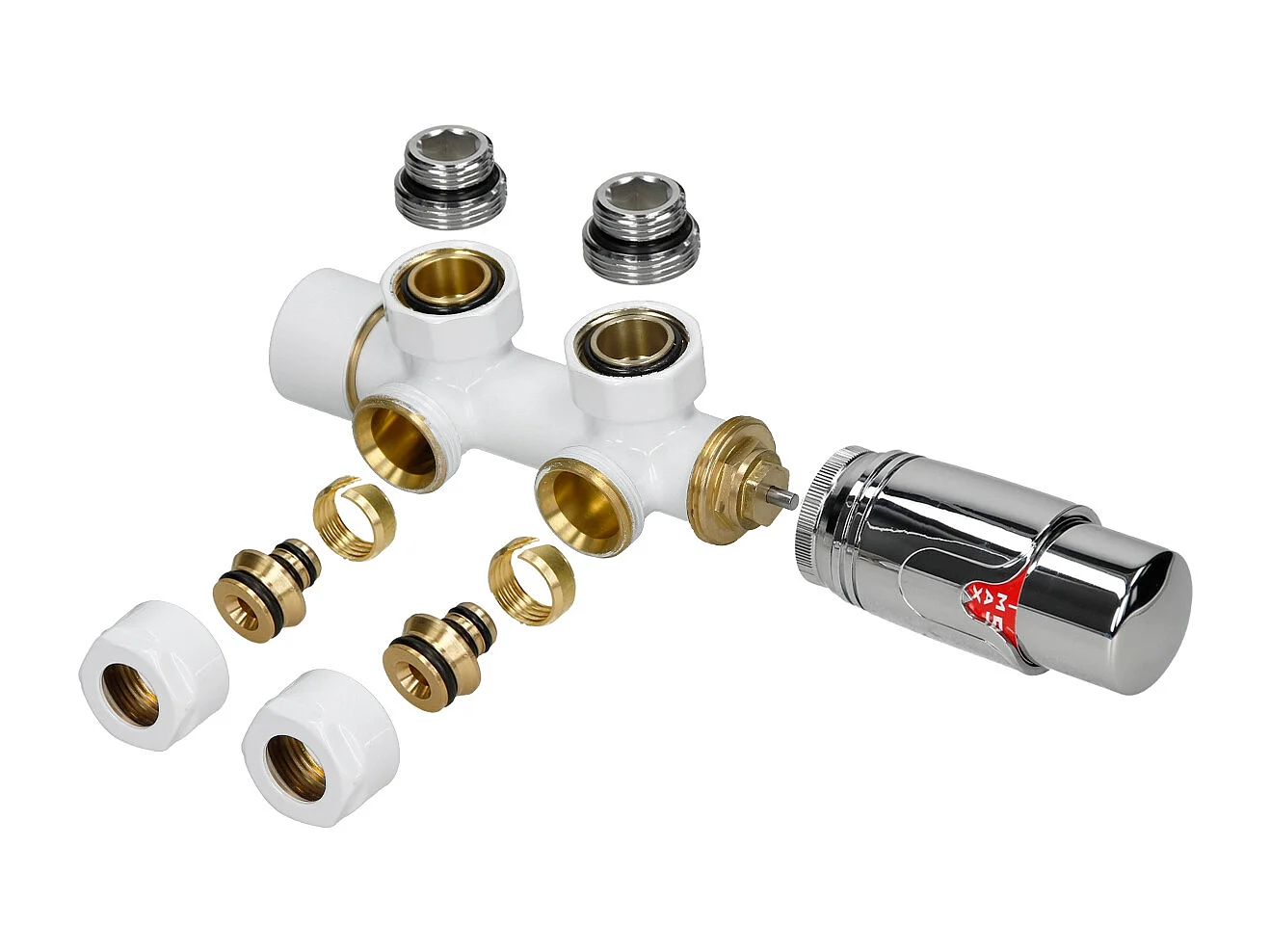 Radiateur Design Sahara Non Électrique, 500 x 800 mm, Blanc, Connexion Central