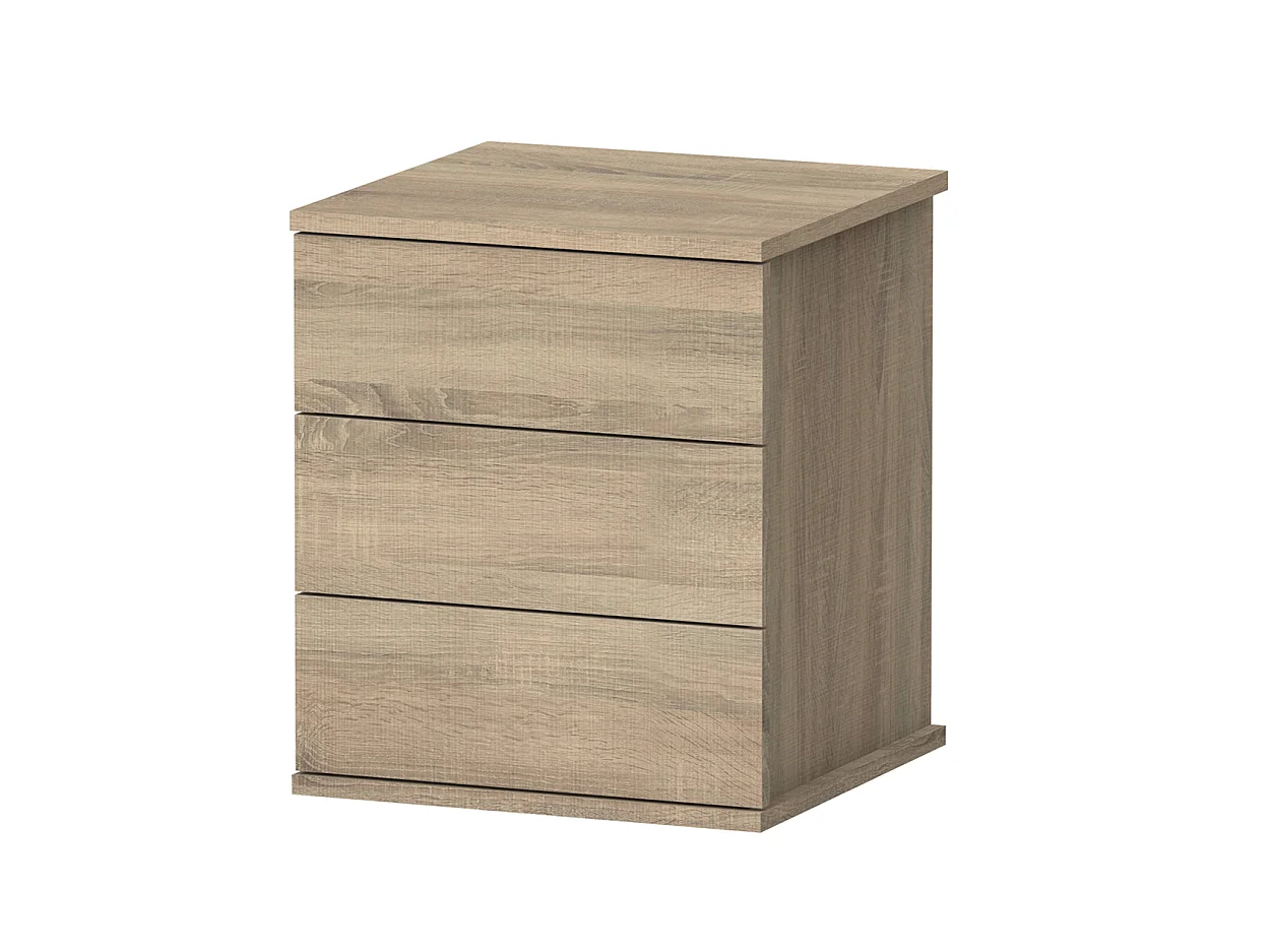 Table de chevet / Table de nuit coloris Cambrian - Hauteur 48.5 x Longueur 41 x Profondeur 40 cm