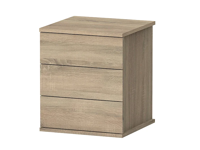 Table de chevet / Table de nuit coloris Cambrian - Hauteur 48.5 x Longueur 41 x Profondeur 40 cm