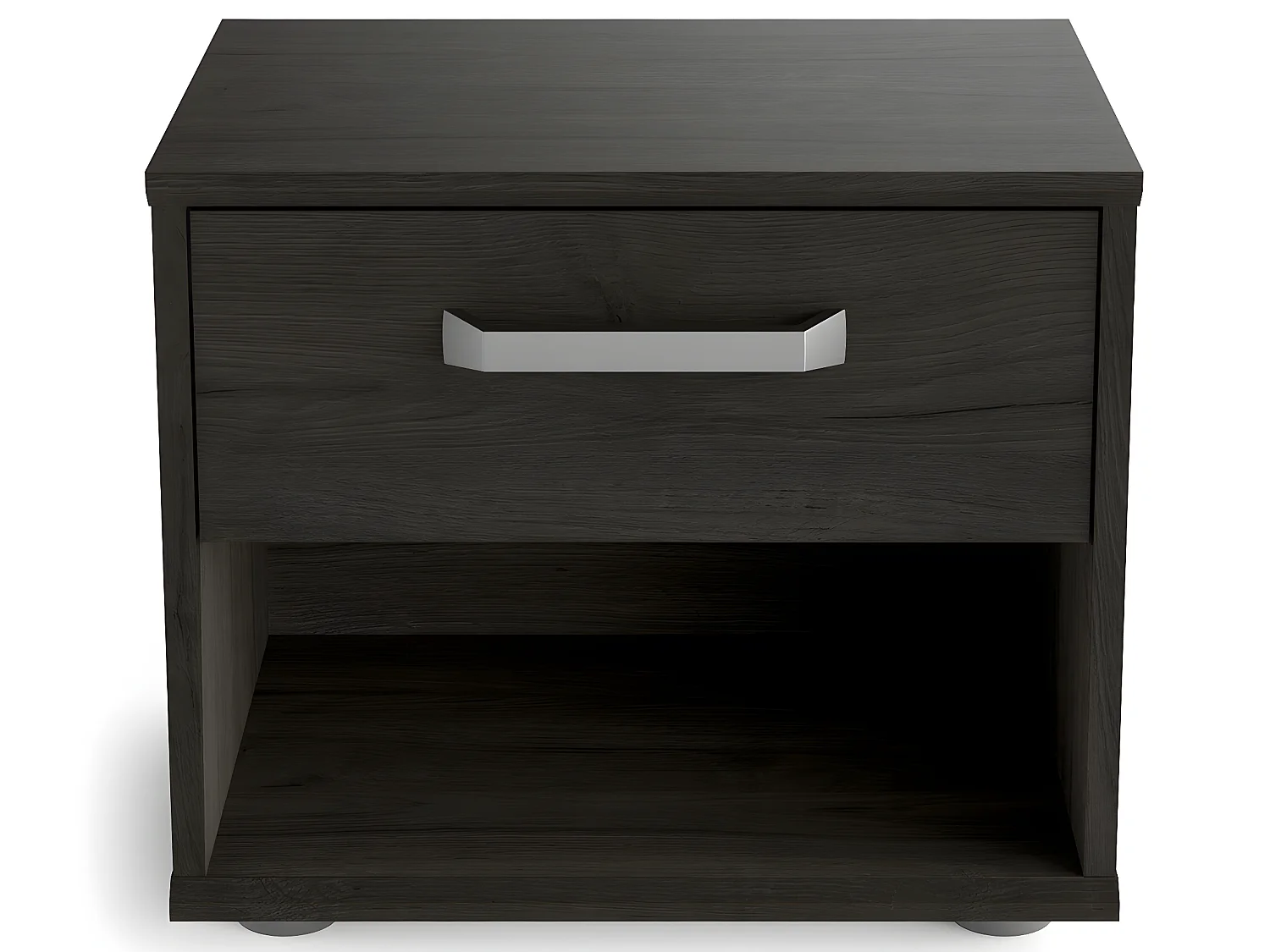 Table de chevet / Table de nuit coloris chêne Wateford - Longueur 43.9 x Hauteur 37.7 x Profondeur 34.6 cm