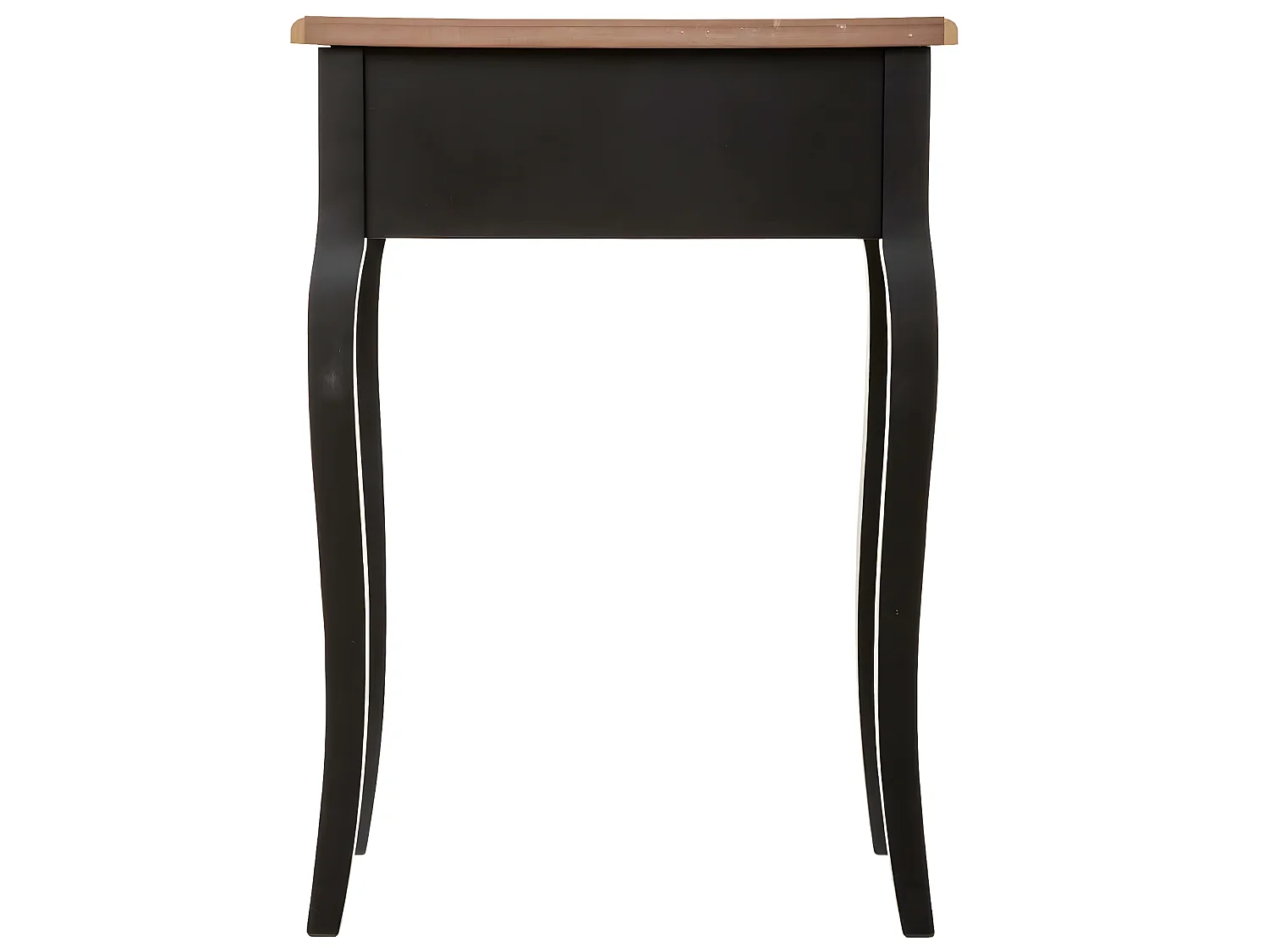 Table de chevet / Table de nuit coloris noir - Longueur 47,1 x Profondeur 30 x Hauteur 65,5 cm