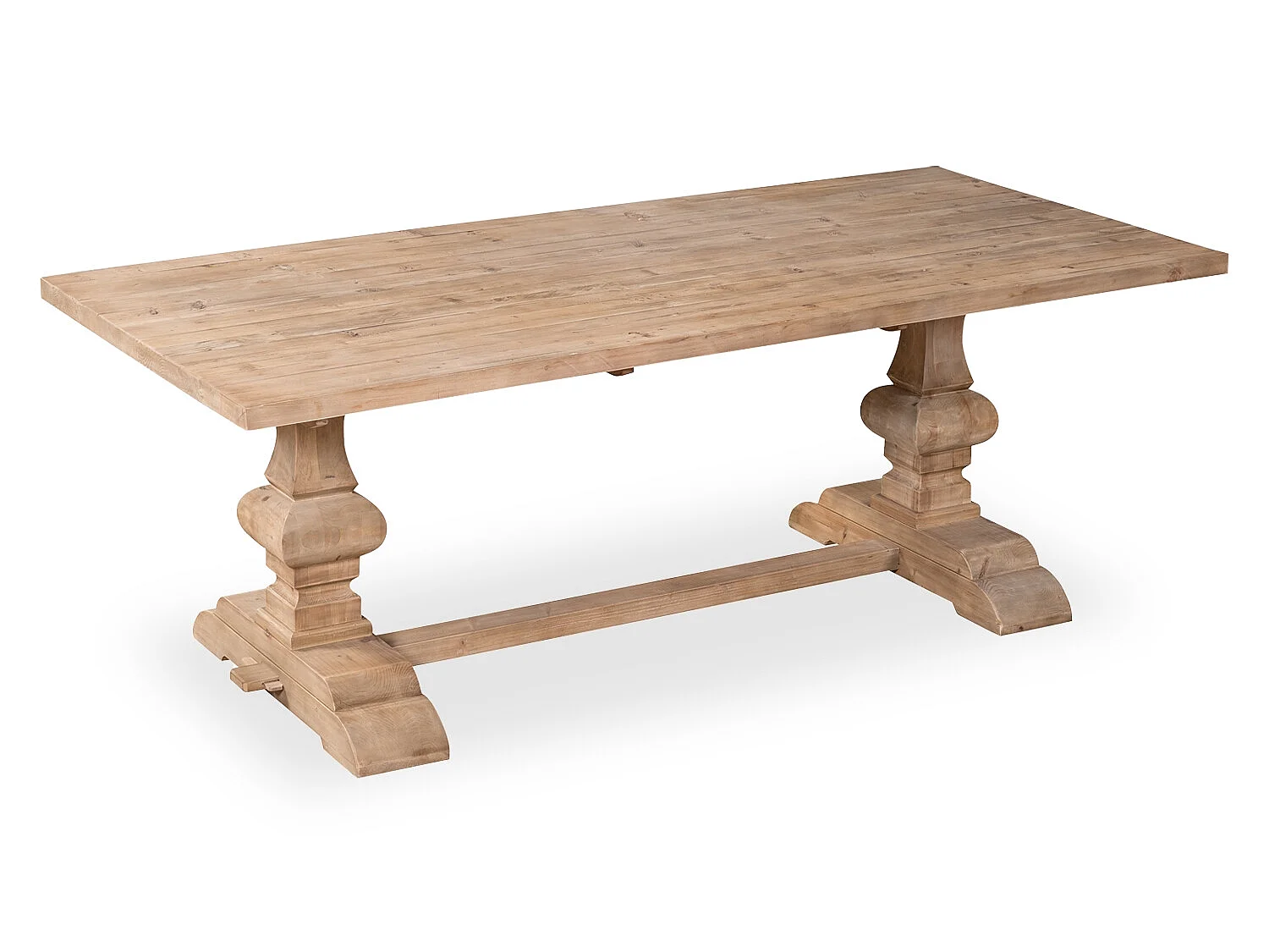 Table en pin vieilli LUBERON style monastère naturel