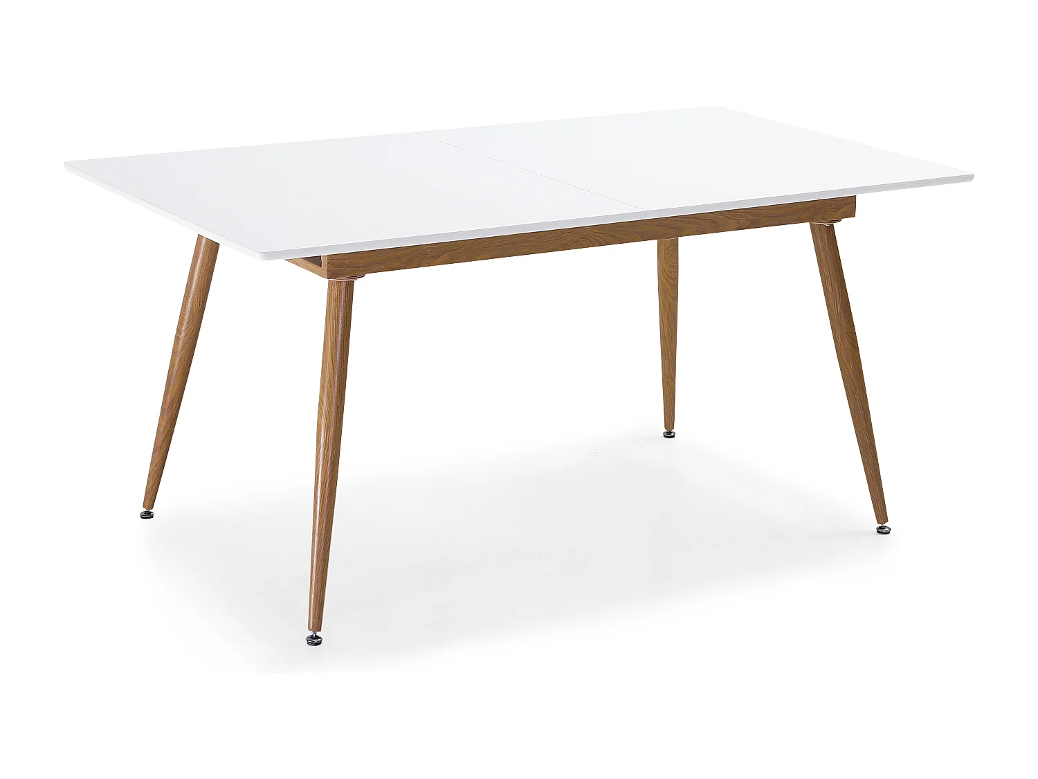 Table extensible scandinave Betty Blanc - 6 à 8 personnes