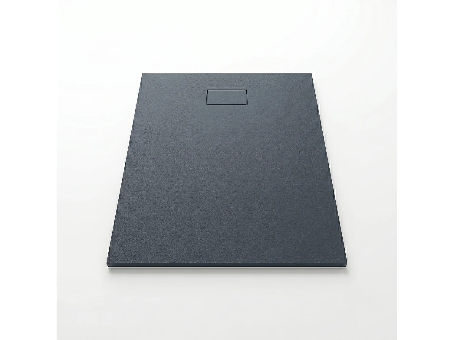 Piatto doccia ultrasottile 90 x 170 cm grigio basalto PIATTO in SoliCast® finitura ardesia