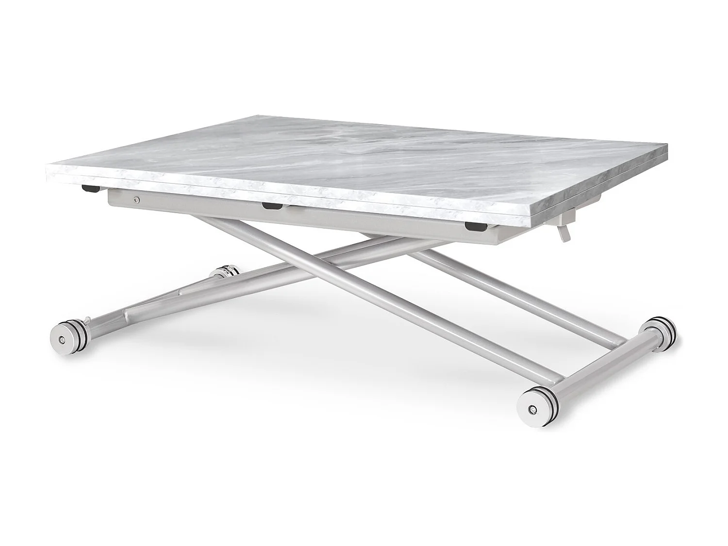 Table basse relevable Philadelphia Effet marbre