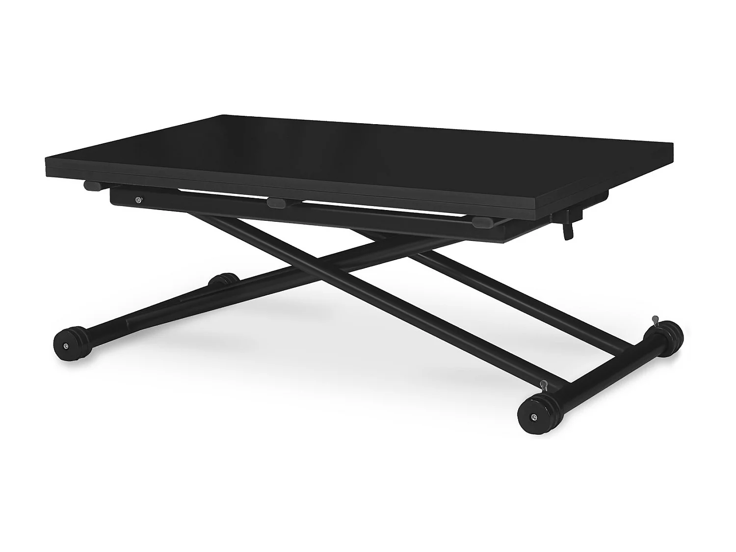 Table basse relevable Philadelphia Noir Carbone