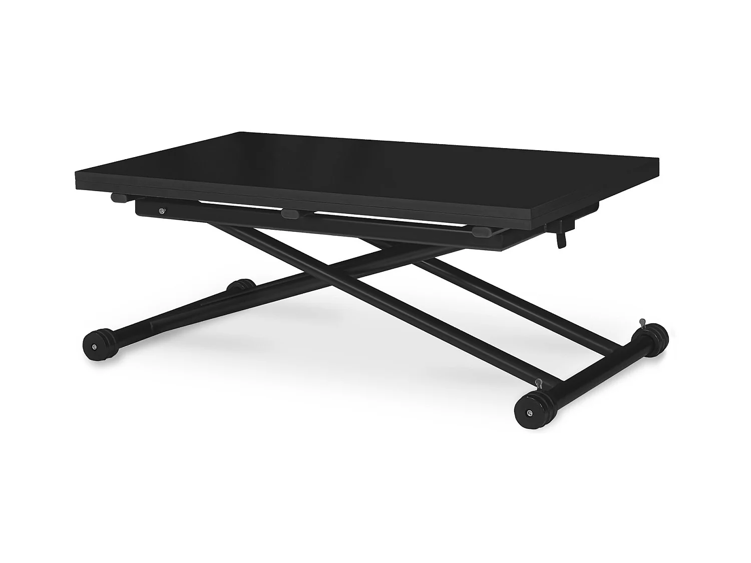 Table basse relevable Philadelphia Noir Carbone