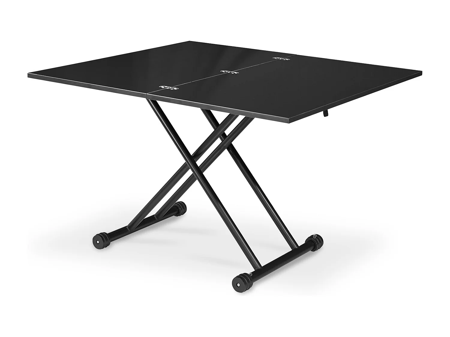 Table basse relevable Philadelphia Noir Carbone