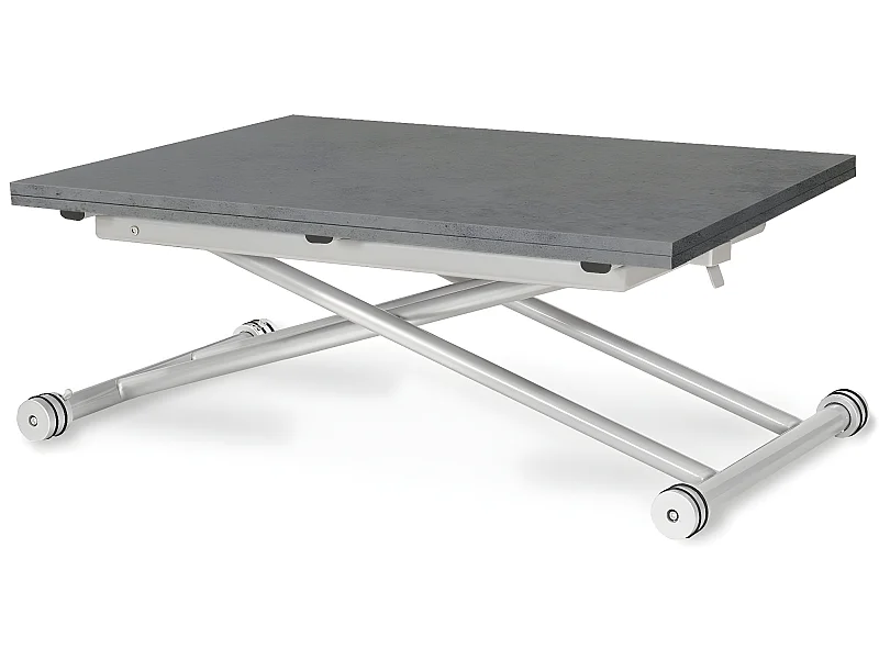 Table basse relevable Philadelphia Effet béton