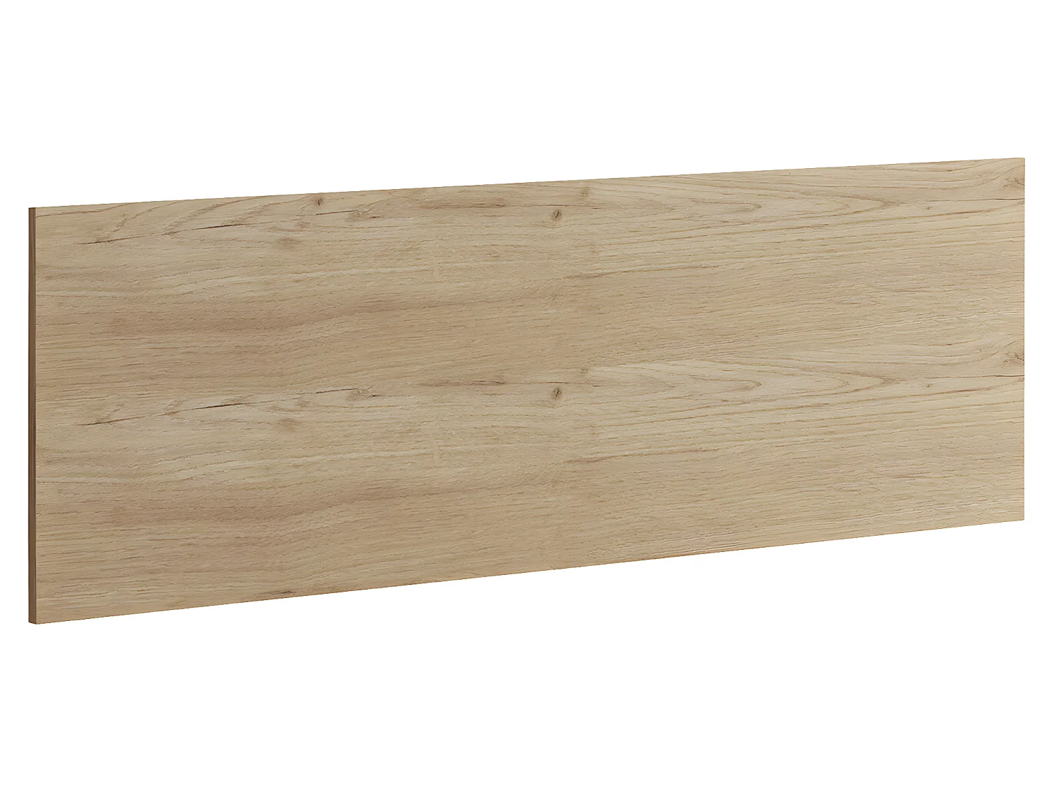 Tête de lit adulte coloris chêne doré - Hauteur 50 x Longueur 160 x Profondeur 1.6 cm