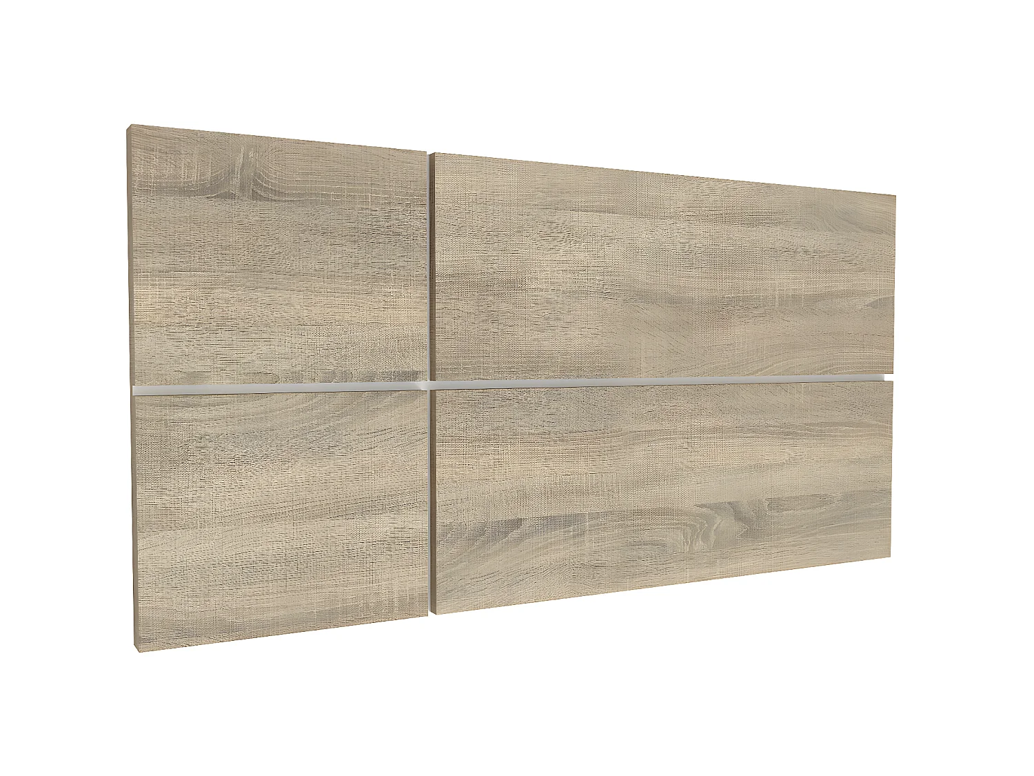 Tête de lit enfant coloris cambrian / blanc - Hauteur 50 x Longueur 100 x Profondeur 3.2 cm