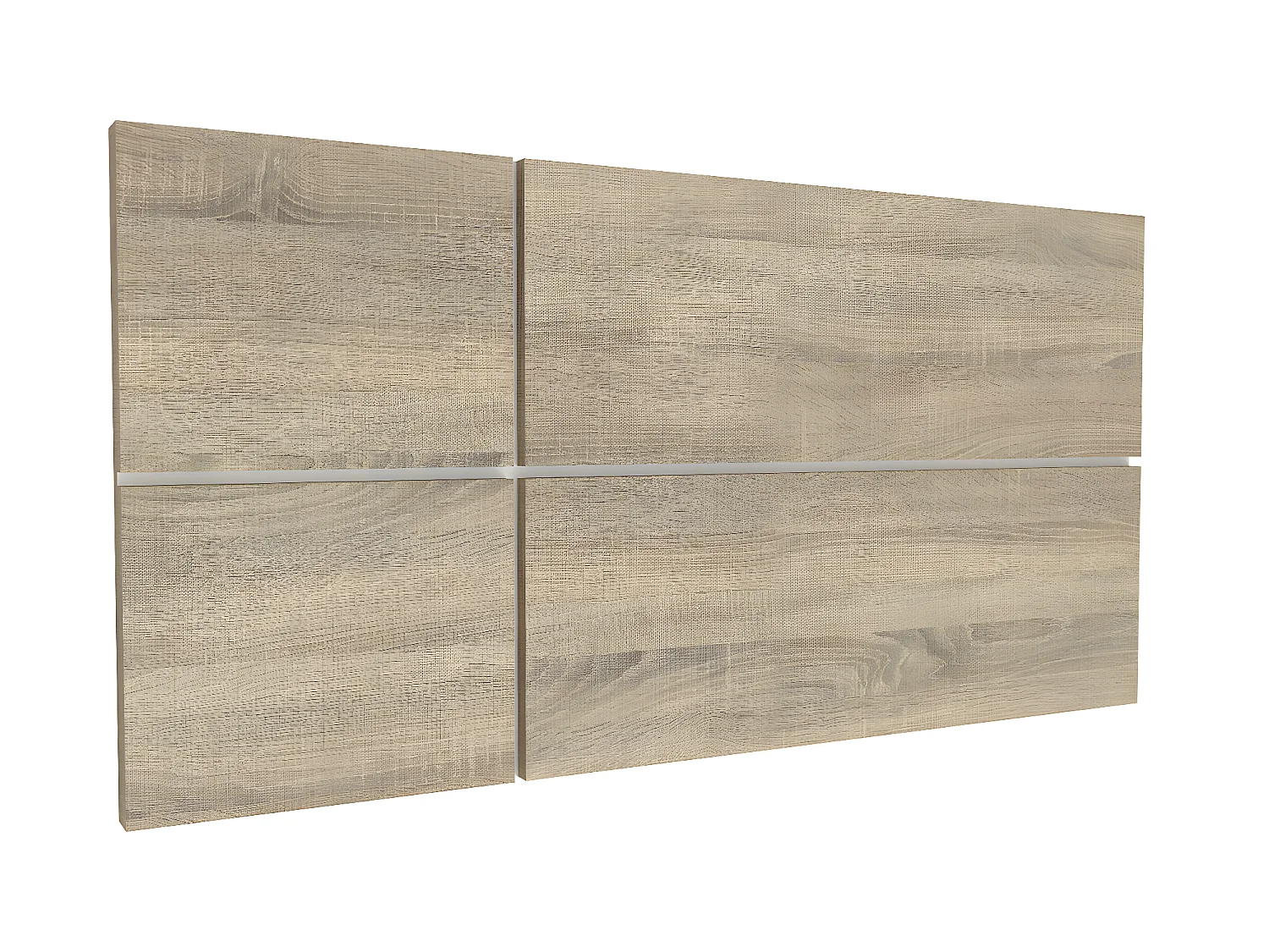 Tête de lit enfant coloris cambrian / blanc - Hauteur 50 x Longueur 100 x Profondeur 3.2 cm