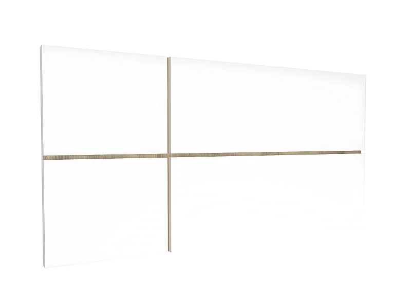 Tête de lit enfant coloris blanc / Cambrian - Hauteur 50 x Longueur 100 x Profondeur 3.2 cm