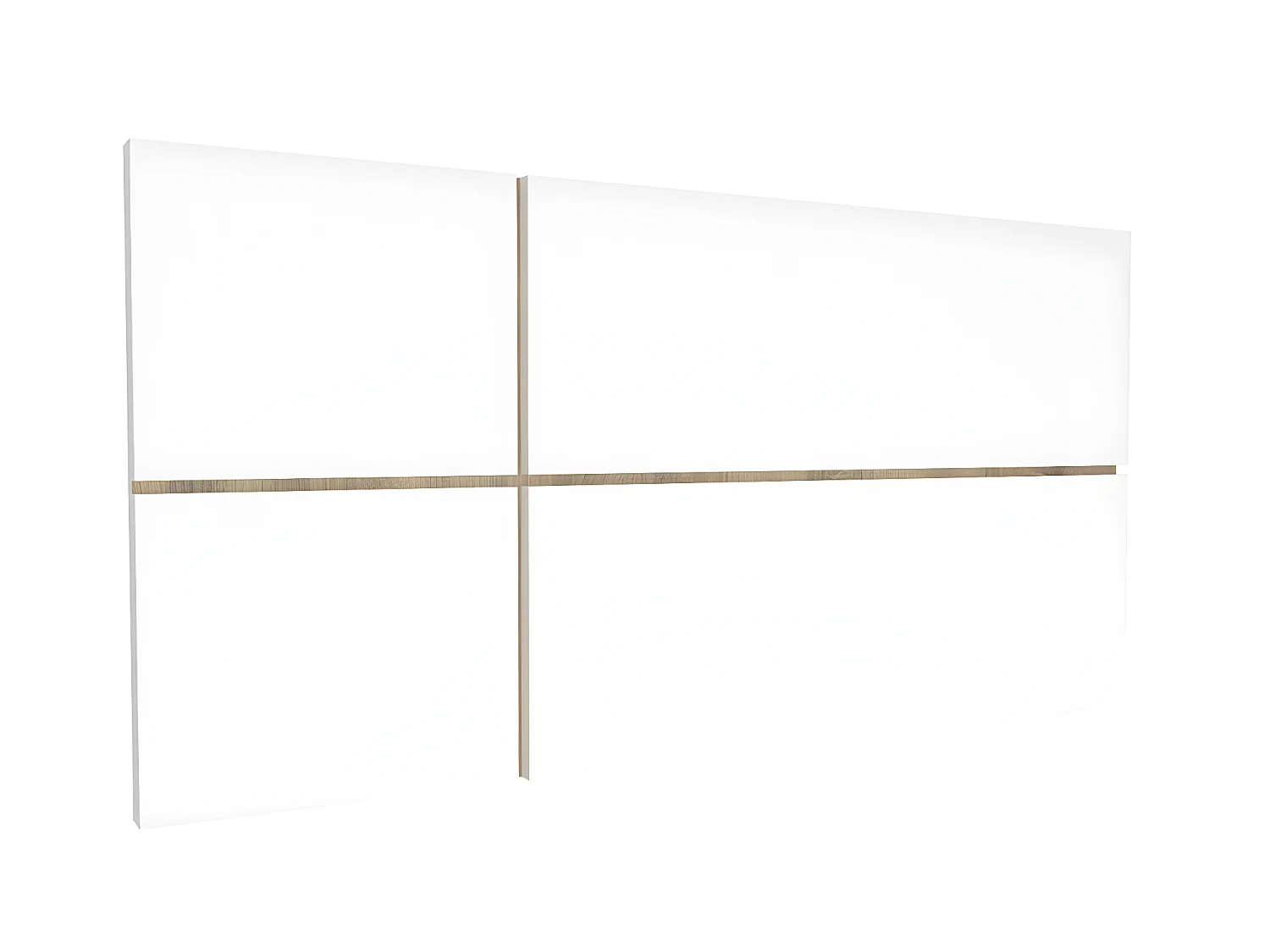 Tête de lit enfant coloris blanc / Cambrian - Hauteur 50 x Longueur 100 x Profondeur 3.2 cm