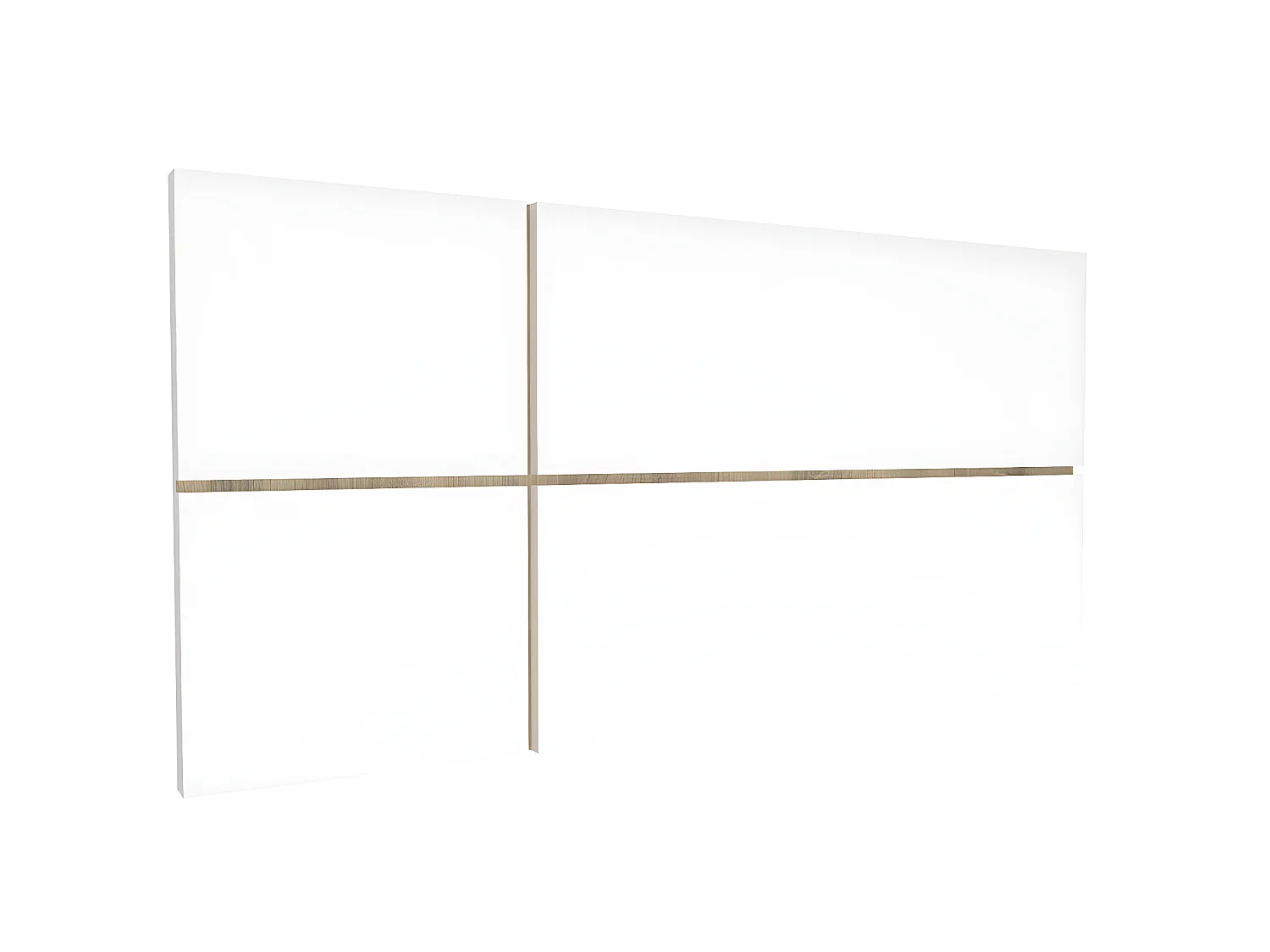 Tête de lit enfant coloris blanc / Cambrian - Hauteur 50 x Longueur 100 x Profondeur 3.2 cm