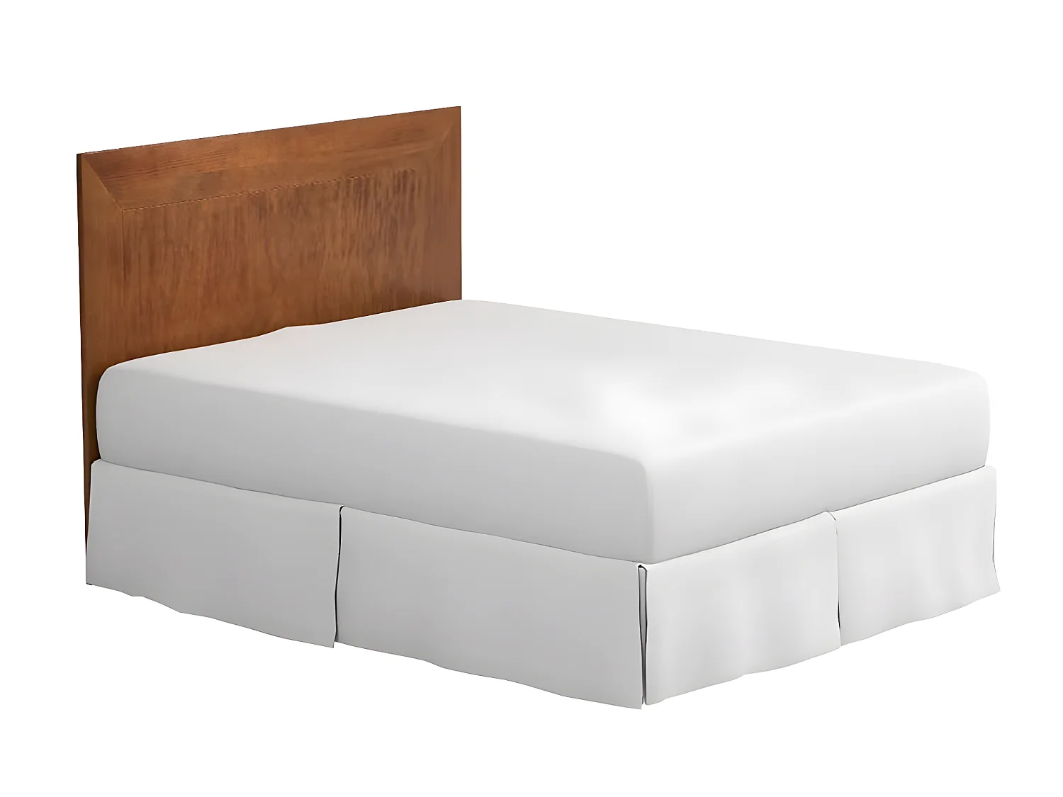 Tête de lit 135 cm coloris cerisier en pin massif - Longueur 145 x Profondeur 2 x Hauteur 110 cm